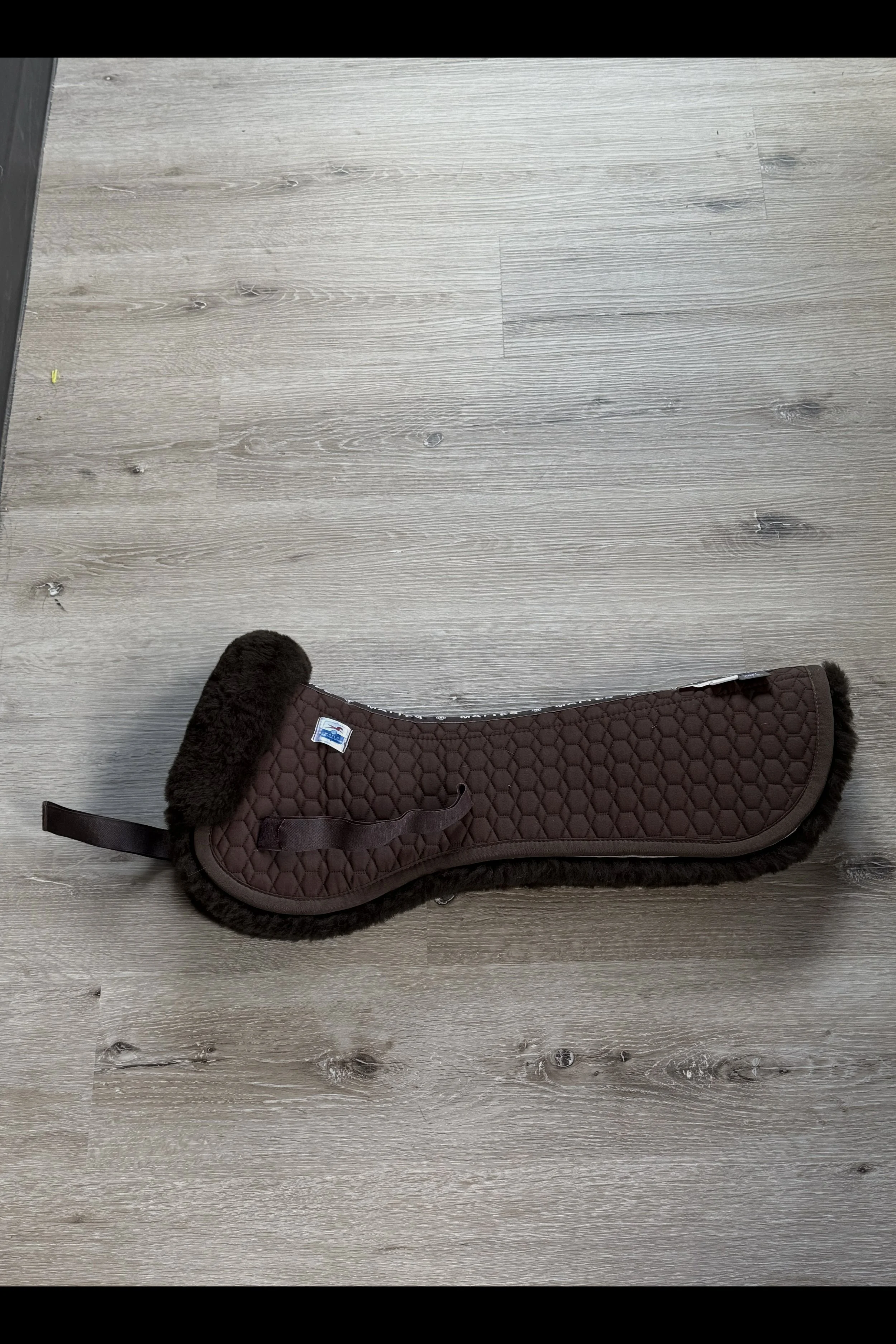 Mattes Platinum Half Pad In Brown - Large