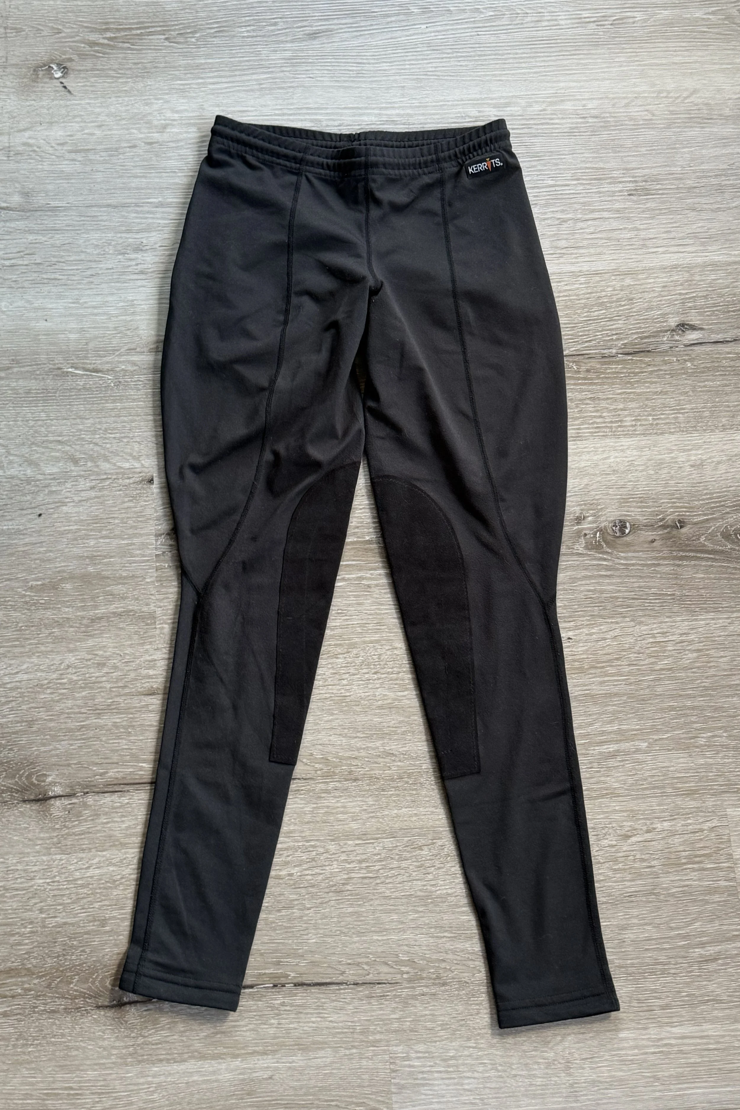 Kerrits Performance Knee Patch Tights In Black - Small