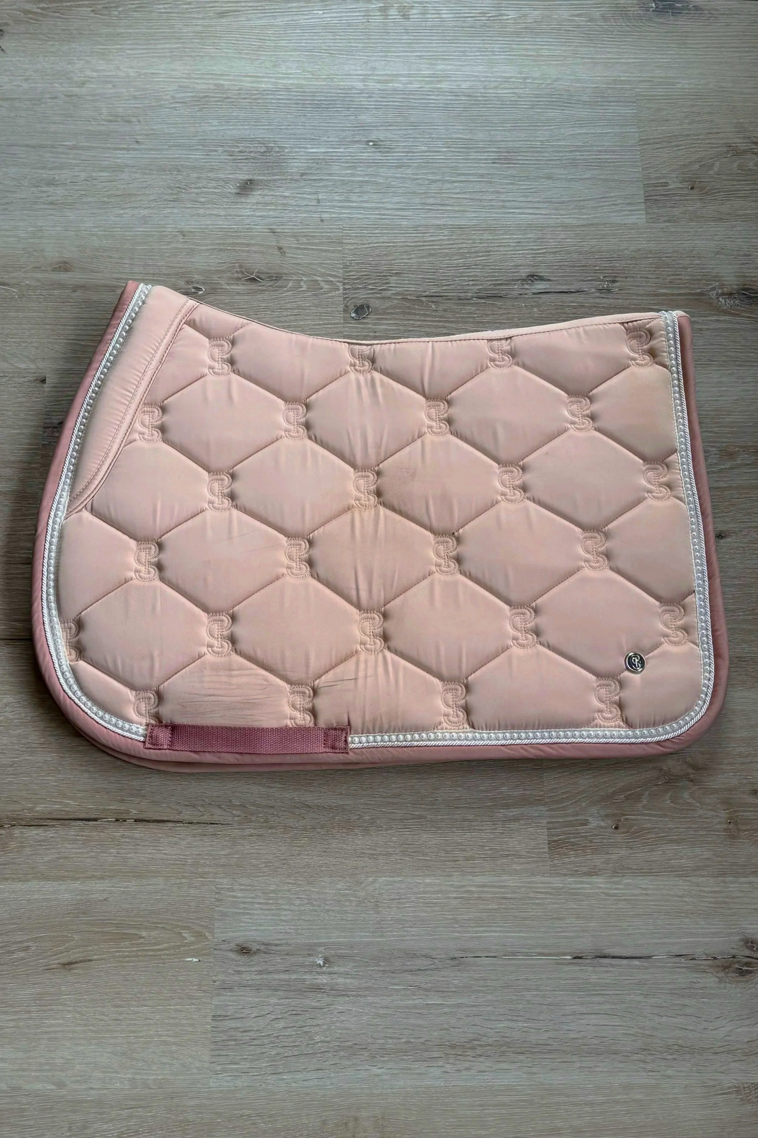 Ps Of Sweden Jump Pearl Saddle Pad In Light Pink - Full
