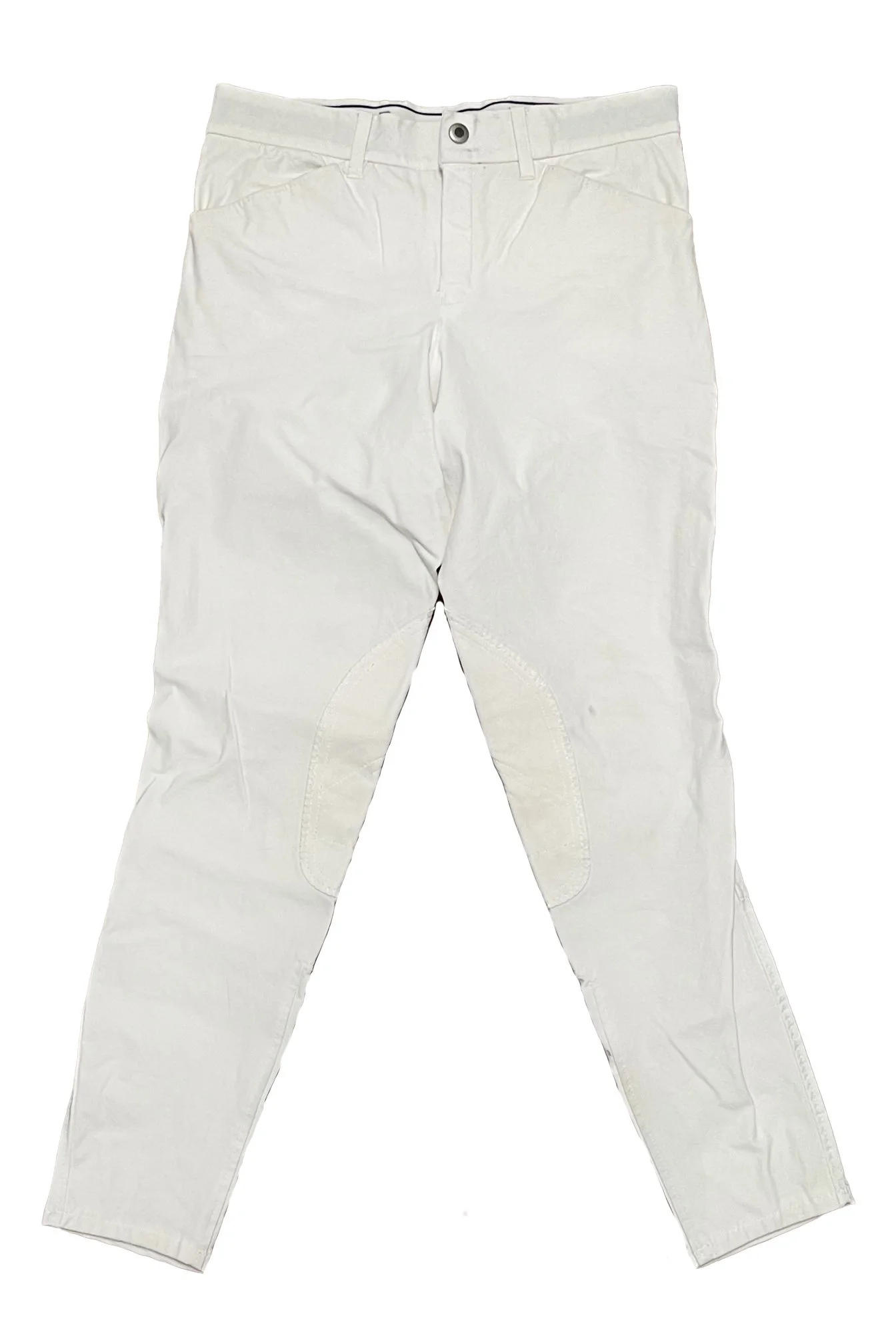 Horseware Platinum Knee Patch Breech in White - Men's 32
