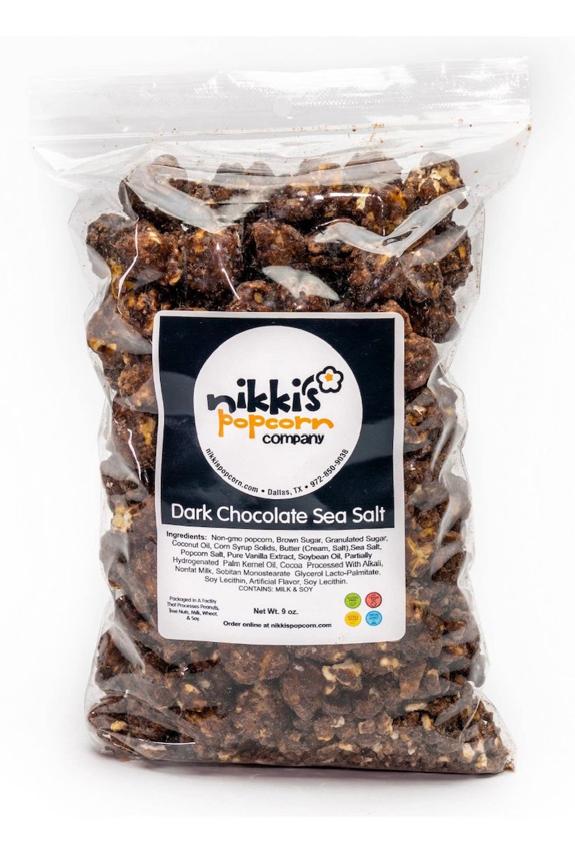 Nikki's Popcorn Company In Dark Chocolate Sea Salt - 4 Cup Peg Bag — 2nd  Round Equestrian
