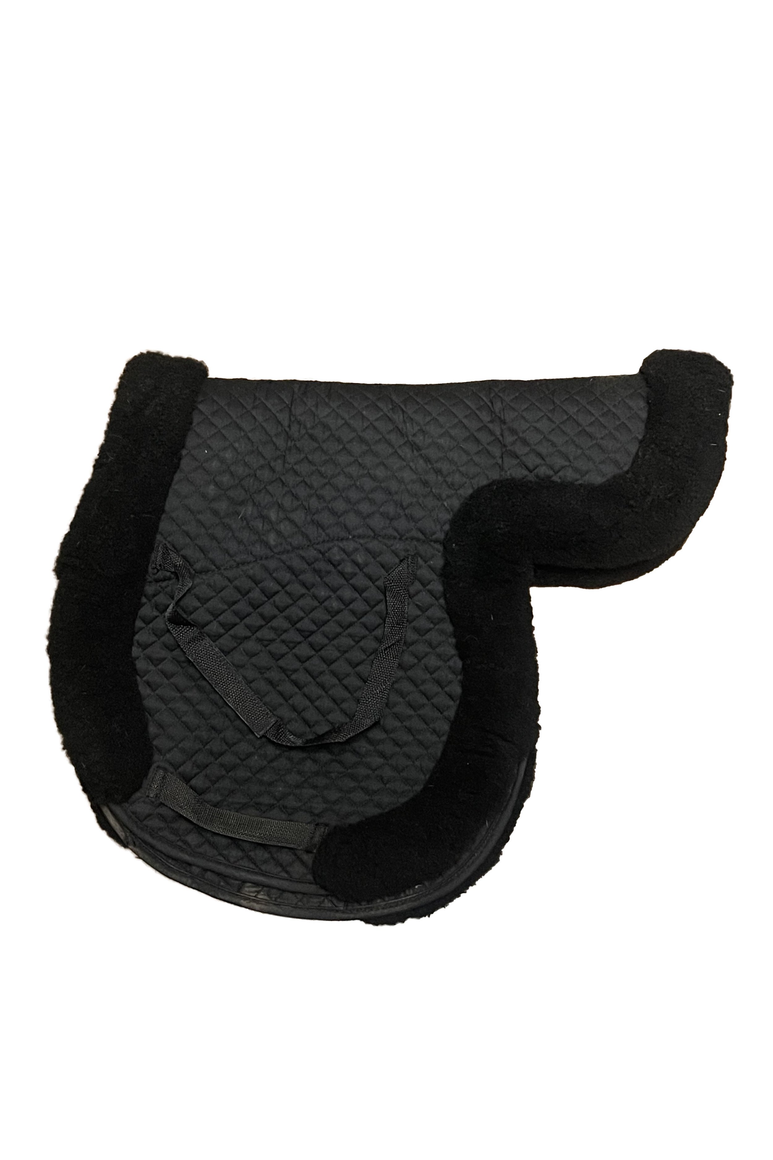 ECP AP Semi-Lined Sheepskin Saddle Pad In Black - 2nd Round Equestrian