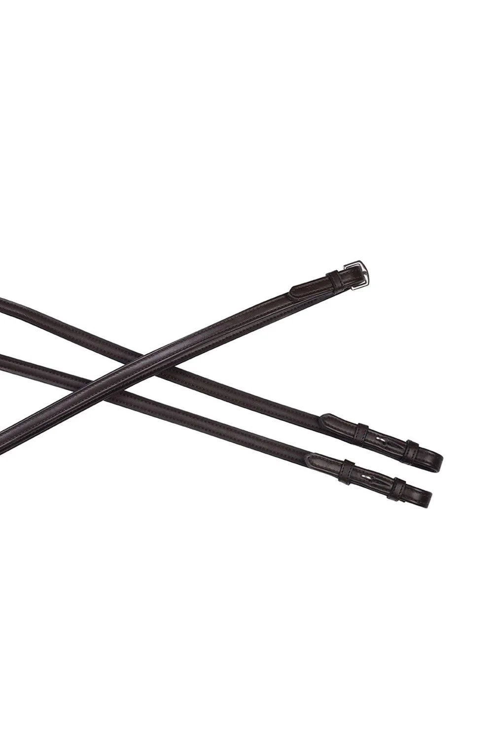 Collegiate Syntovia+ Plain Flat Reins In Brown - Full