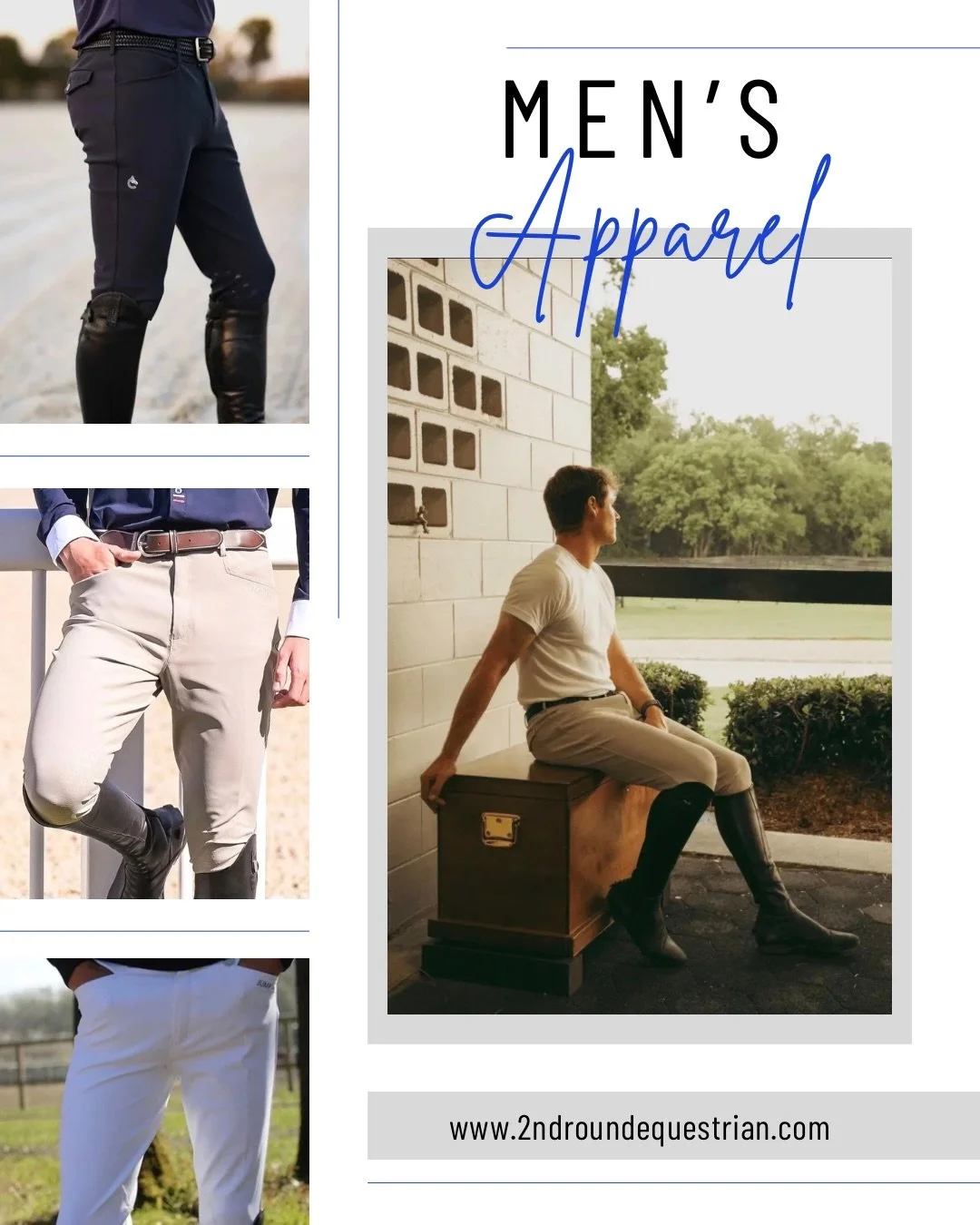 Now carrying equestrian apparel for Men! ✨
We proudly carry respected brands such as @kentucky_horsewear , @jumpin.fr , @criniere_life &mdash; and more coming soon! 👀
Offering thoughtfully crafted pieces that prioritize quality, fit, and lasting com