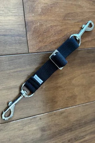 Miniature Elastic Tail Strap In Black