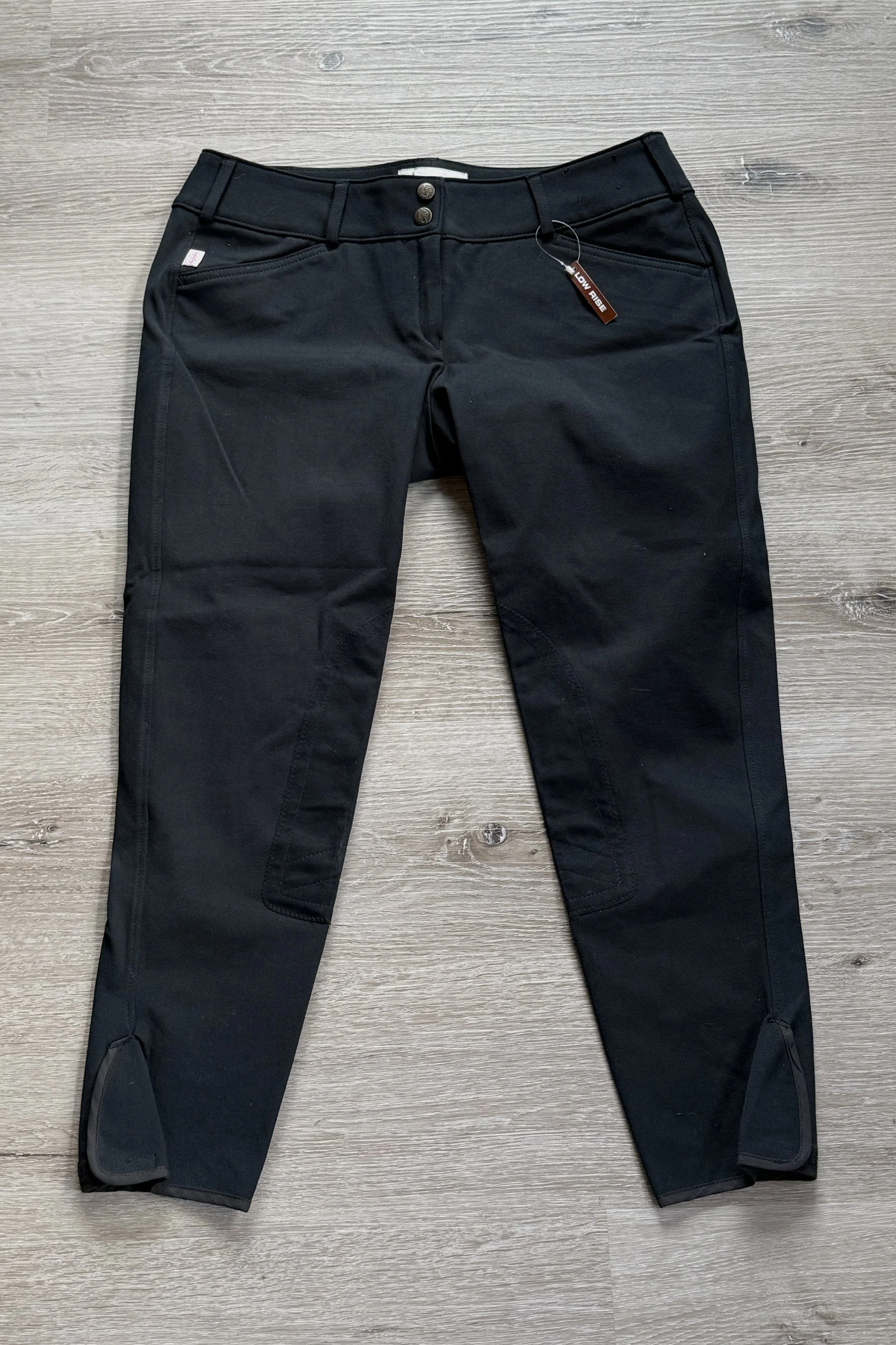 Tailored Sportsman #1967 Trophy Hunter Knee Patch Breech In Black - Size 32R