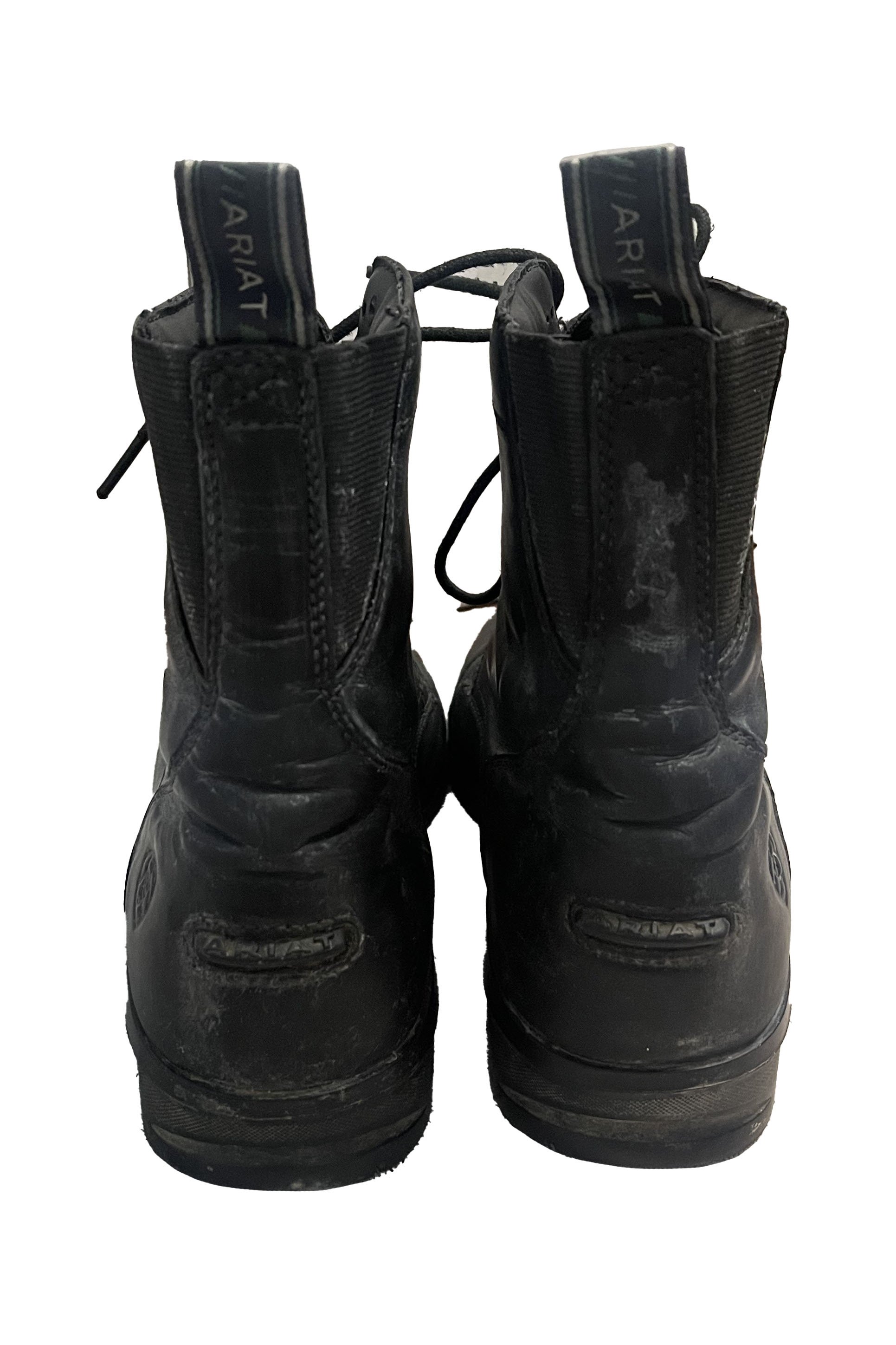 Ariat Heritage Lace Paddock Boots In Black - 7 - 2nd Round Equestrian