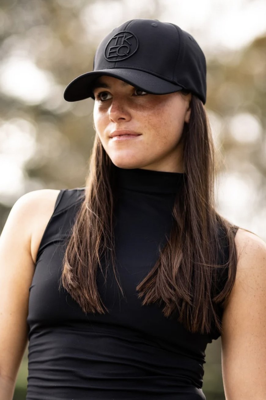 TKEQ Baseball Hat In Black - 2nd Round Equestrian