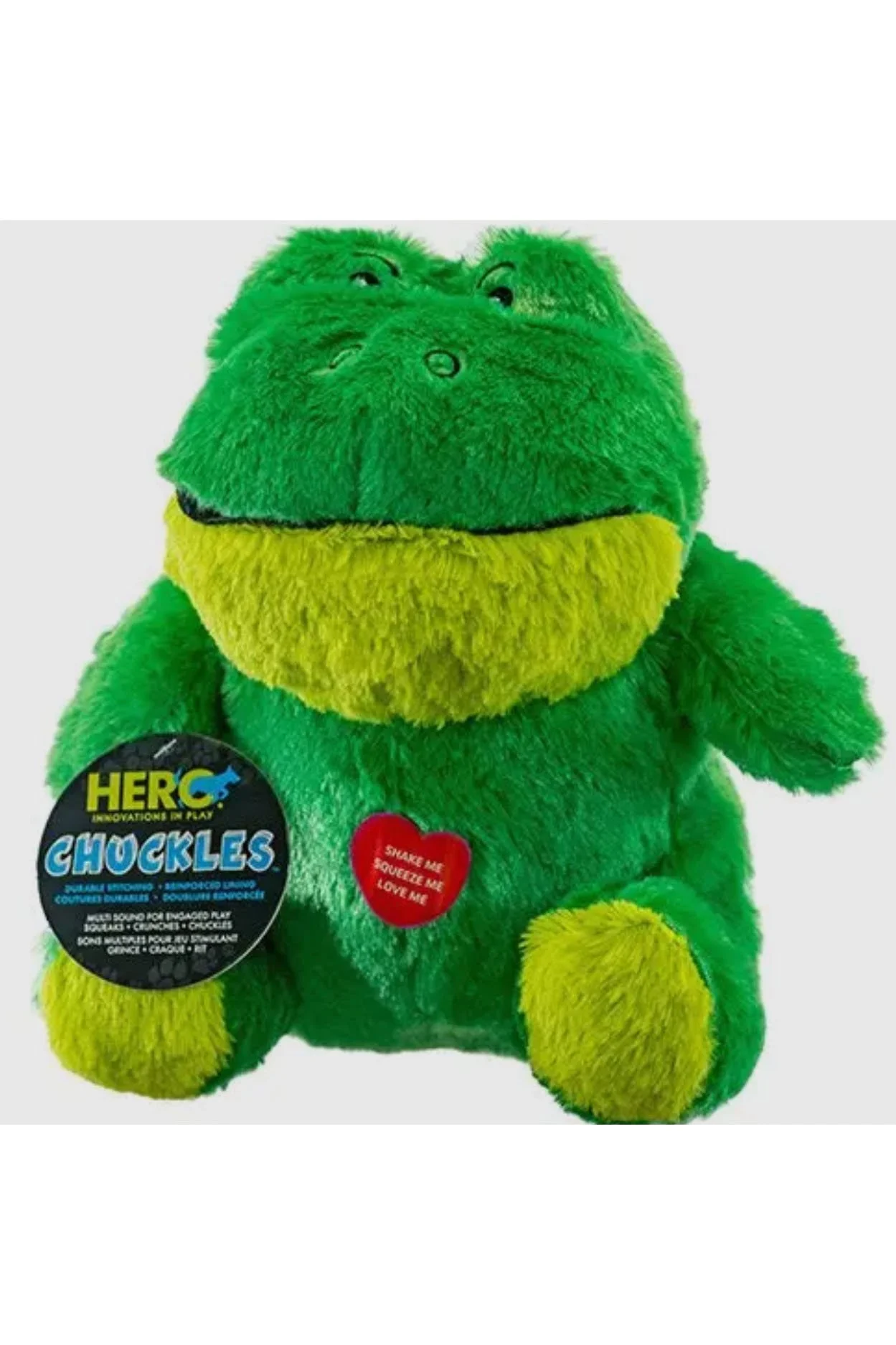 Hero Chuckles 2.0 Frog Dog Toy