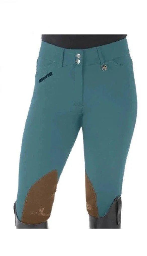 Romfh Sarafina Euroseat Knee Patch Breech In Winter Pine - 26 Regular