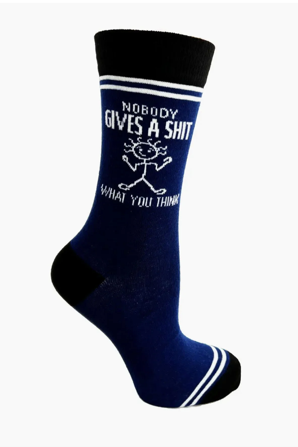 Hey Now Unisex Crew Socks - Nobody Gives A Shit What You Think