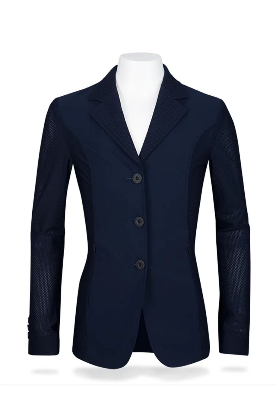 RJ Classics Harmony JR Mesh Show Coat In Navy - Kids 10R