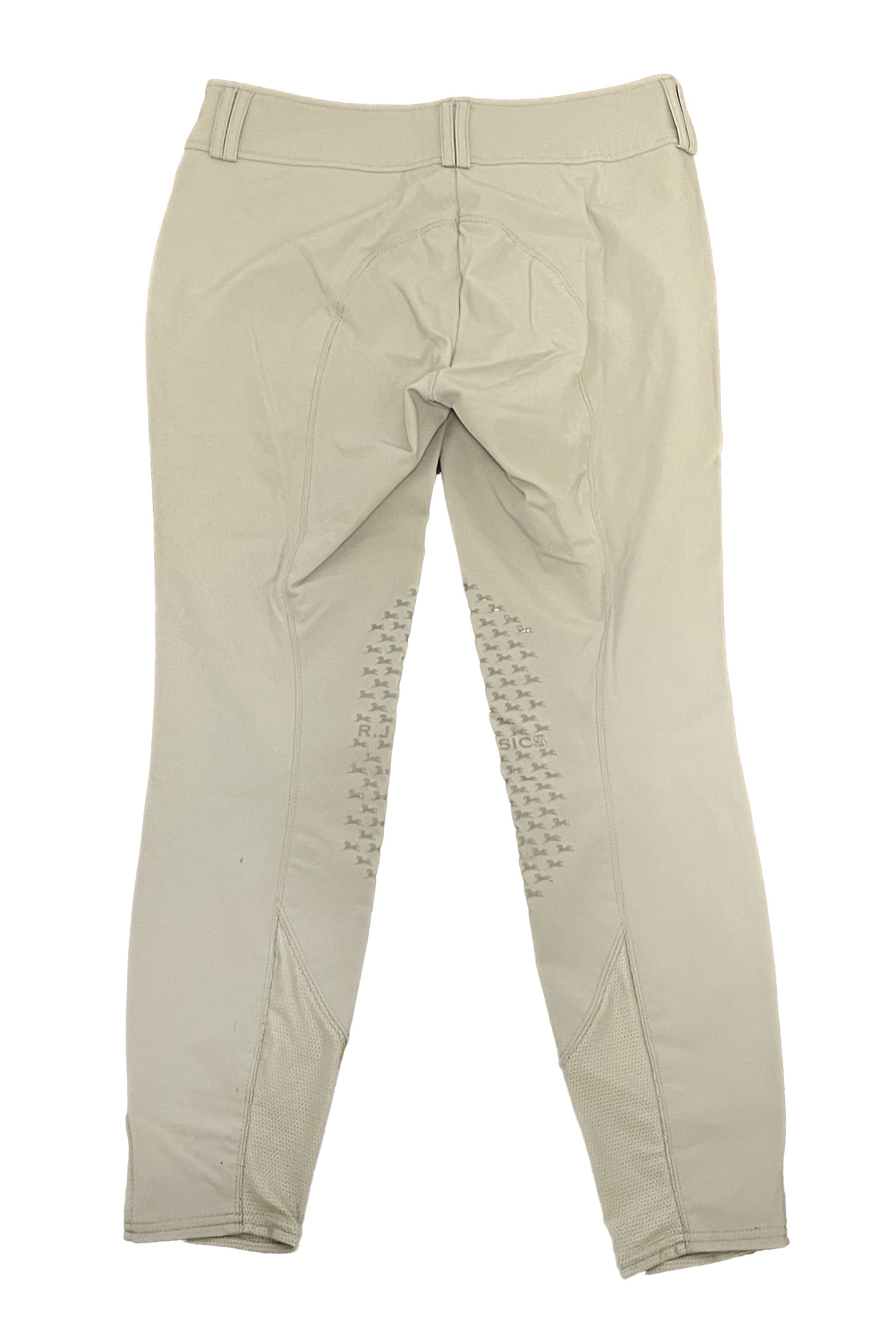 RJ Classics Harper Knee Grip Silicone Breech In Beige - 28R - 2nd Round Equestrian