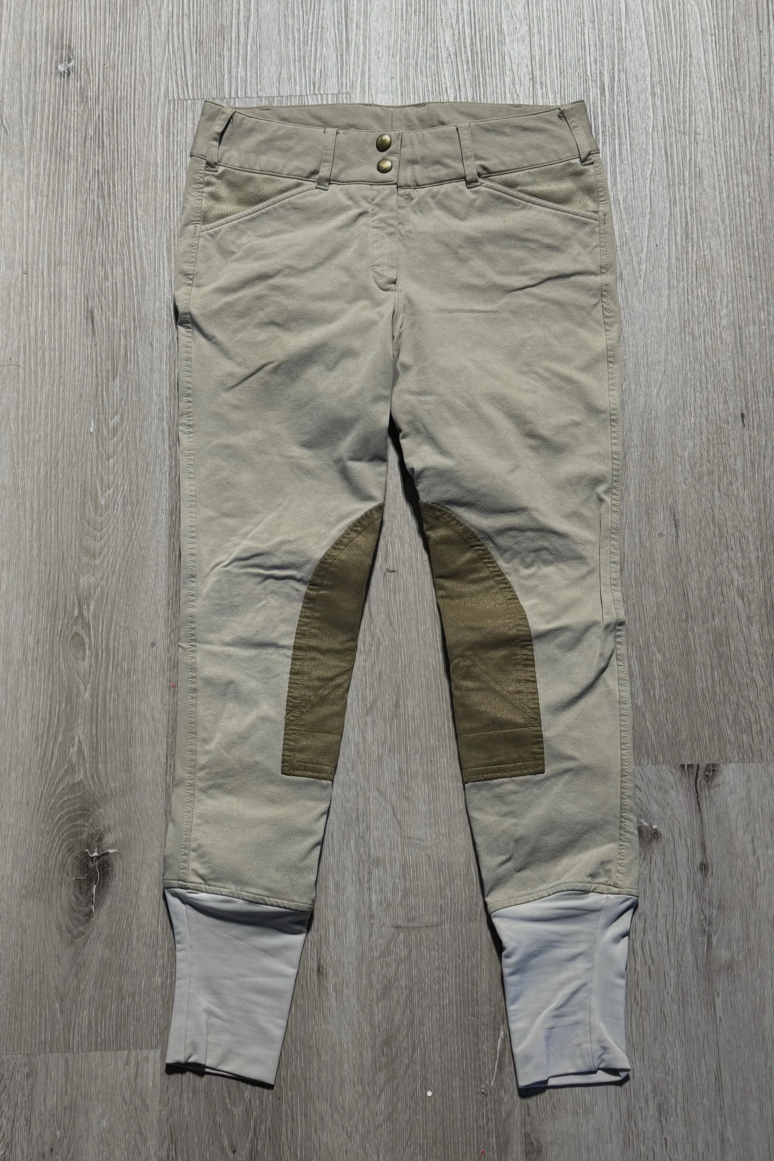 Equine Coolmax Knee Patch Breech In Tan - 28