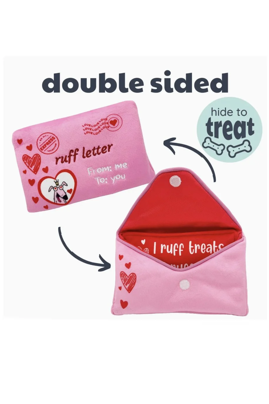 Huxley & Kent Seek 'n Treat Ruff Letter Dog Toy