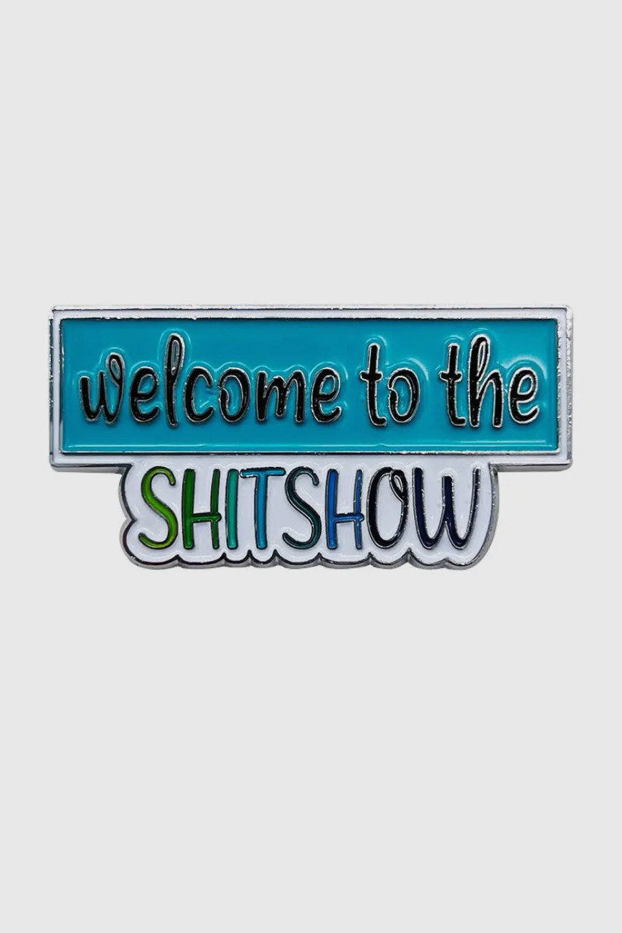 Fabdaz Welcome To The Shit Show Soft Enamel Pin - 2nd Round Equestrian