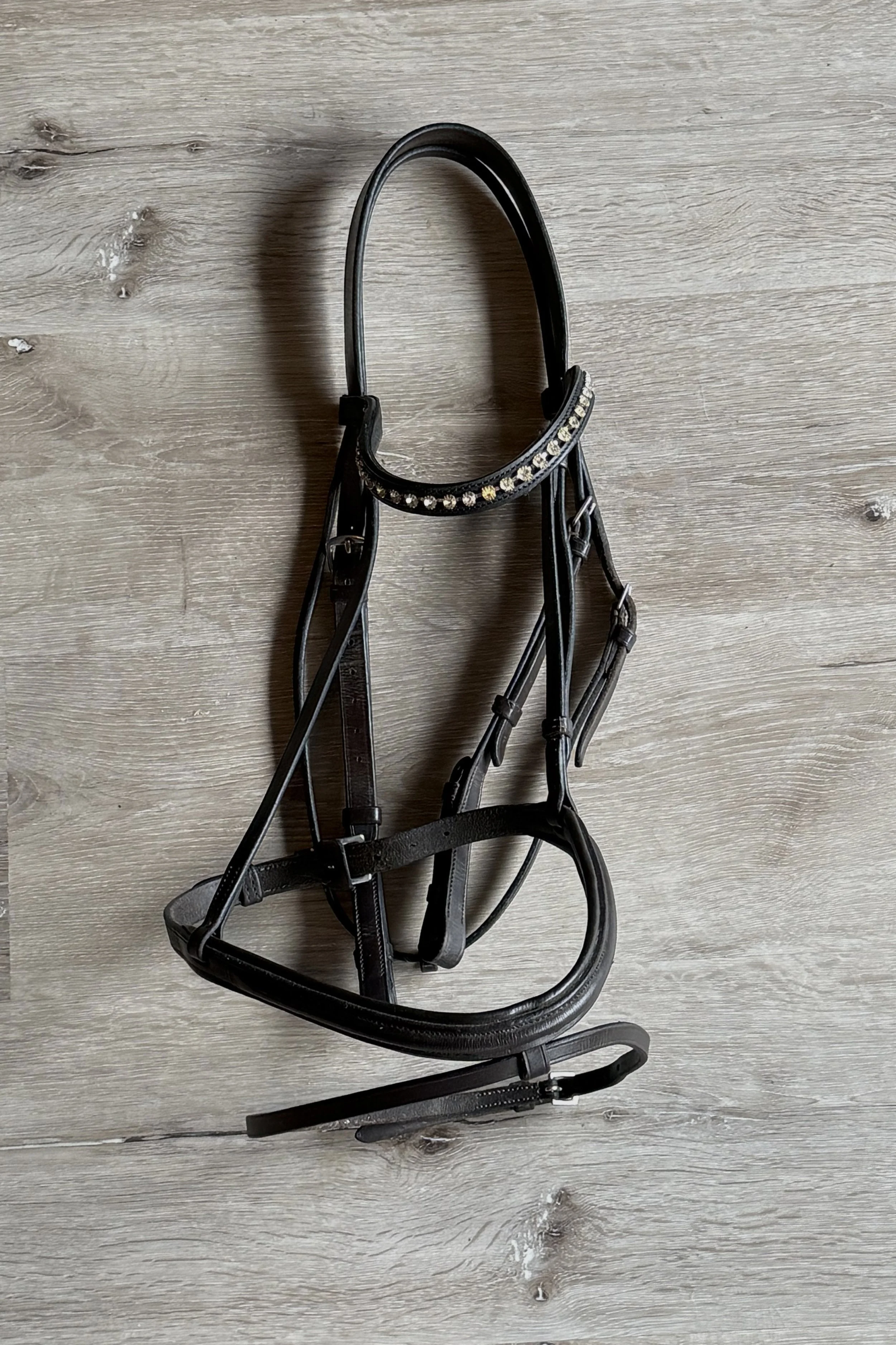 Camelot Bridle With Flash In Brown/Black - Full