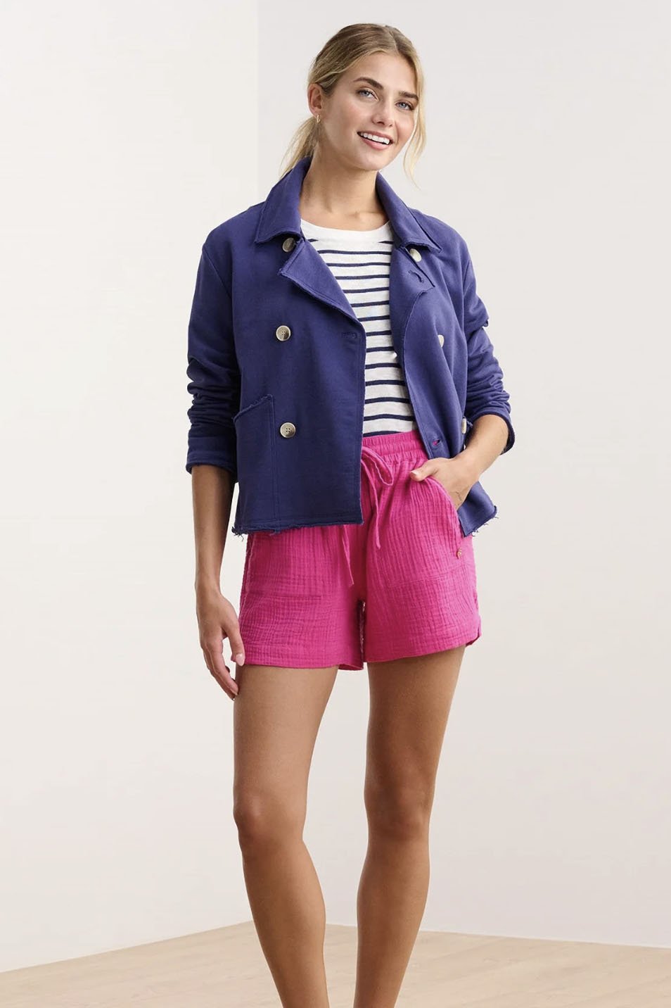 Hatley Preppy Blazer In Patriot Blue - 2nd Round Equestrian