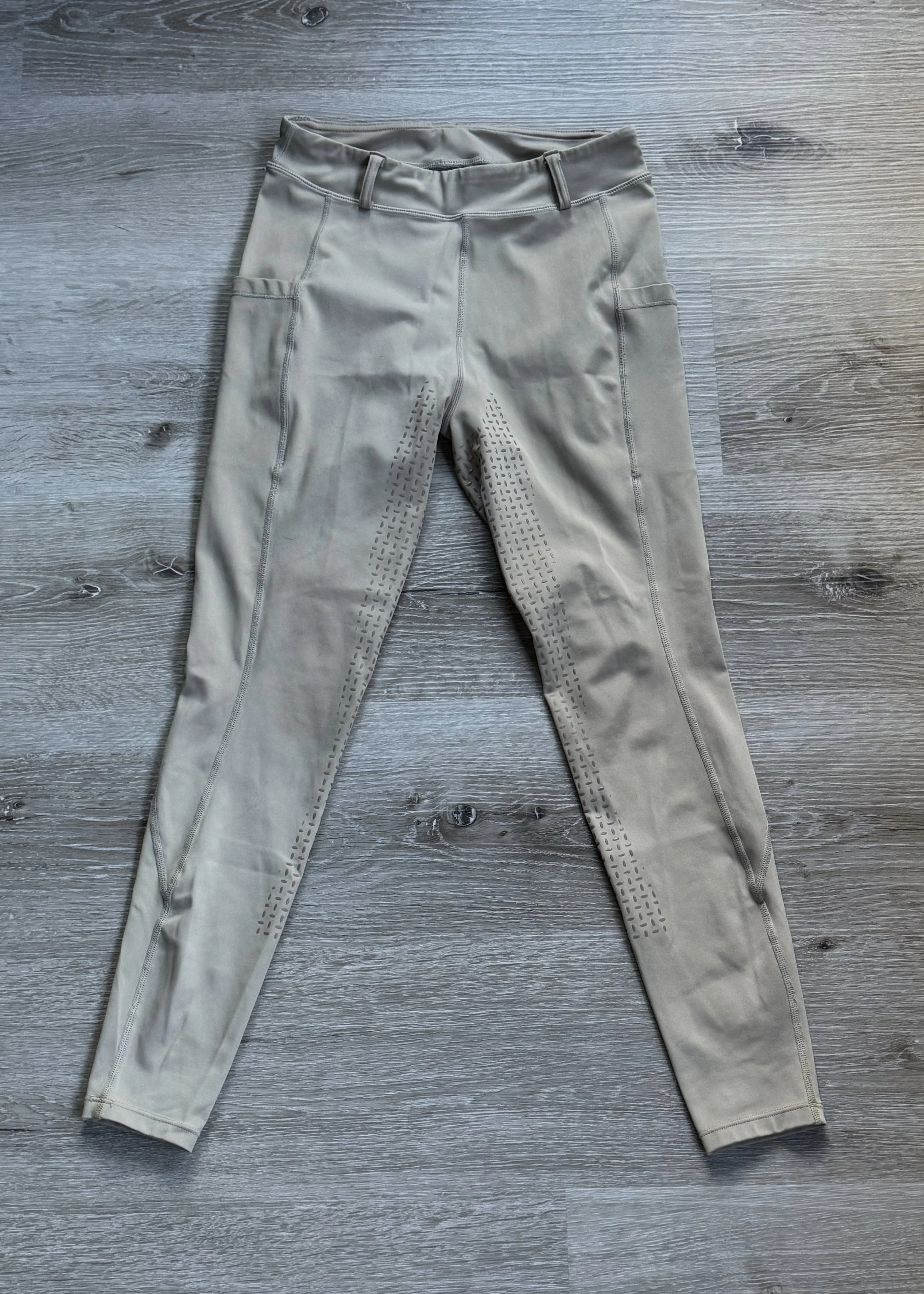 Beroy Full Grip Tights In Tan - Kids Large