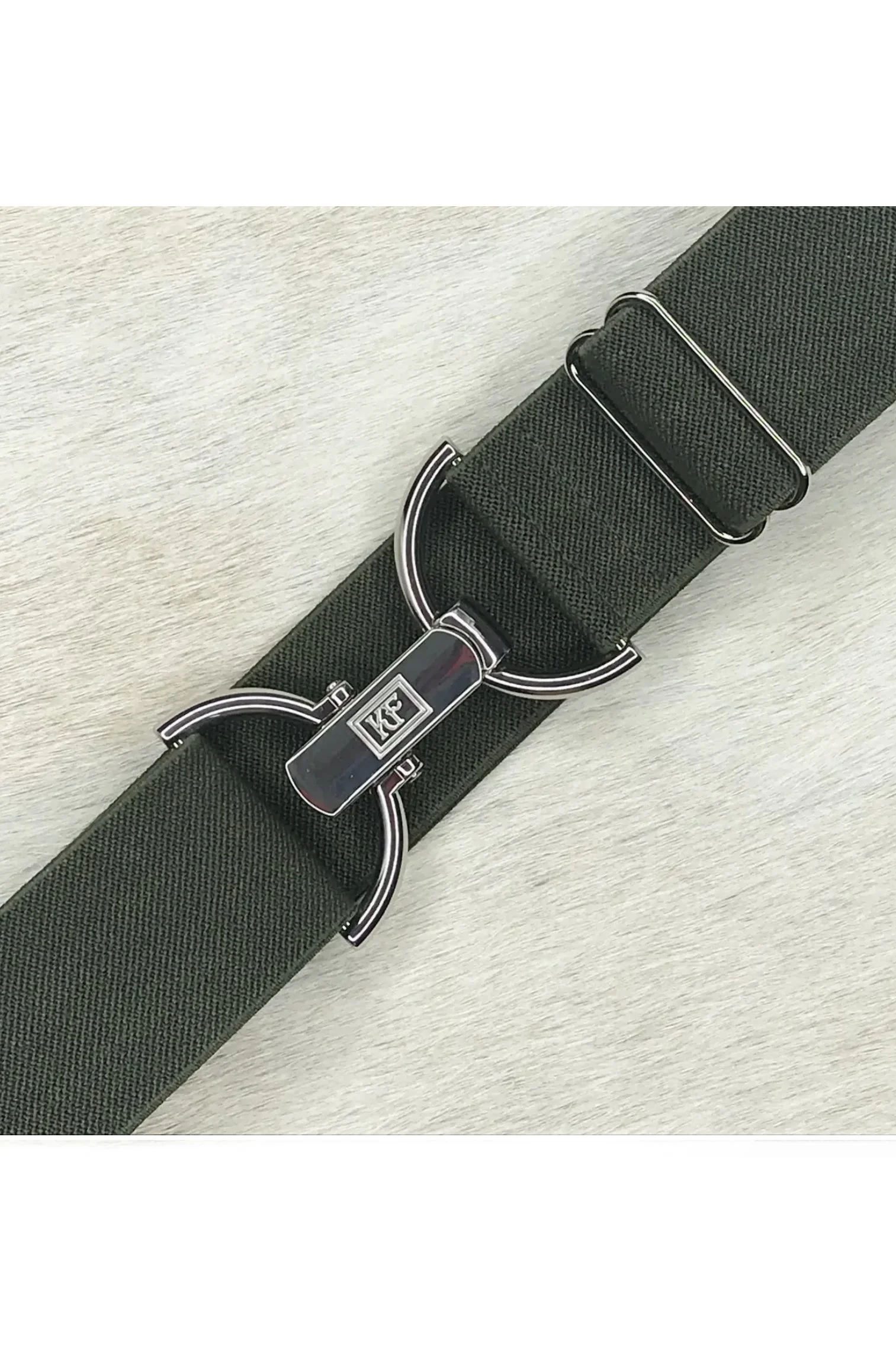 KF Clip Adjustable Belt In Olive