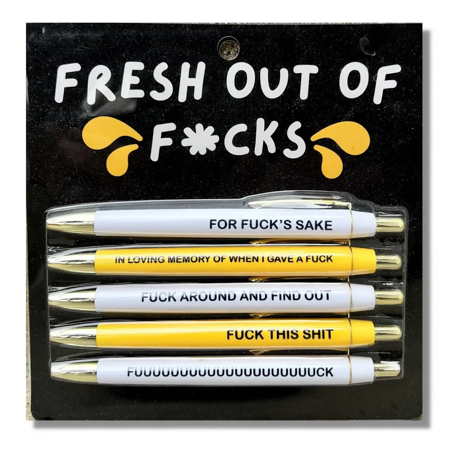 Fun Club Pen Set - Fresh Out of Fucks