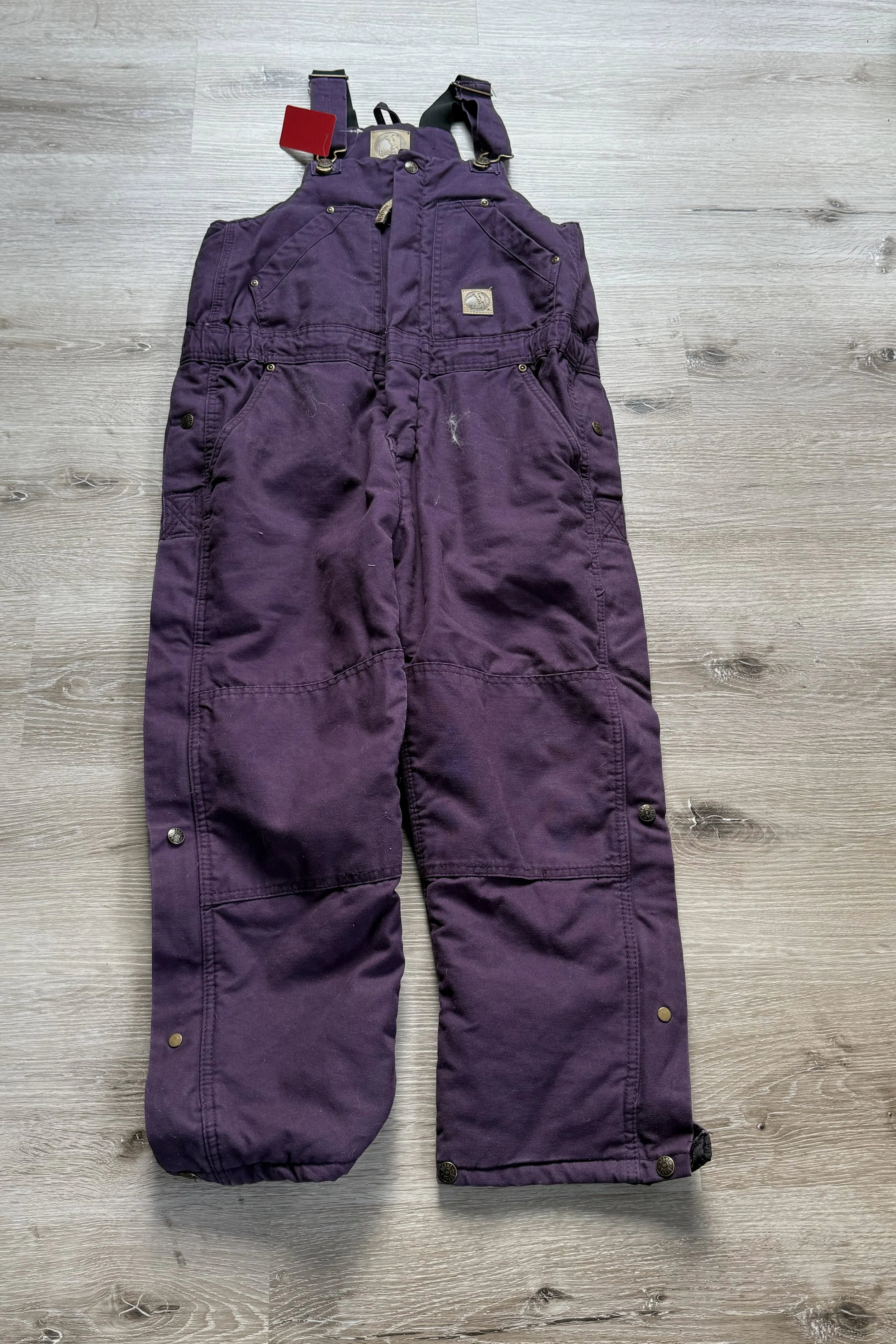 Berne Winter Overalls In Purple - Kids Medium