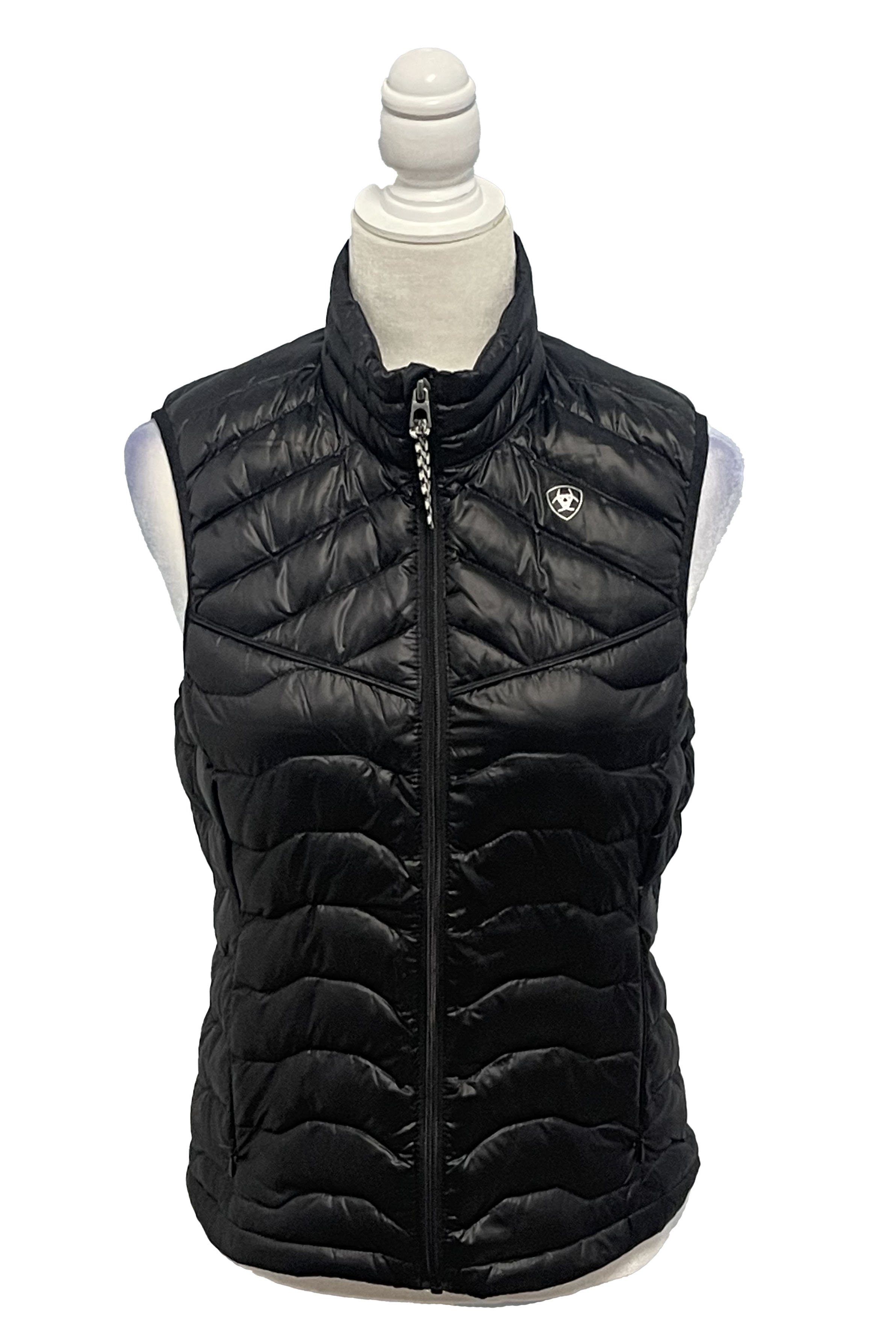 Ariat Ideal Down Vest In Black - XS - 2nd Round Equestrian