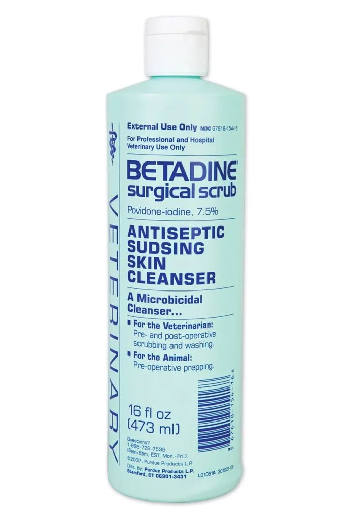 Betadine Antiseptic Skin Cleanser Surgical Scrub - 16 oz