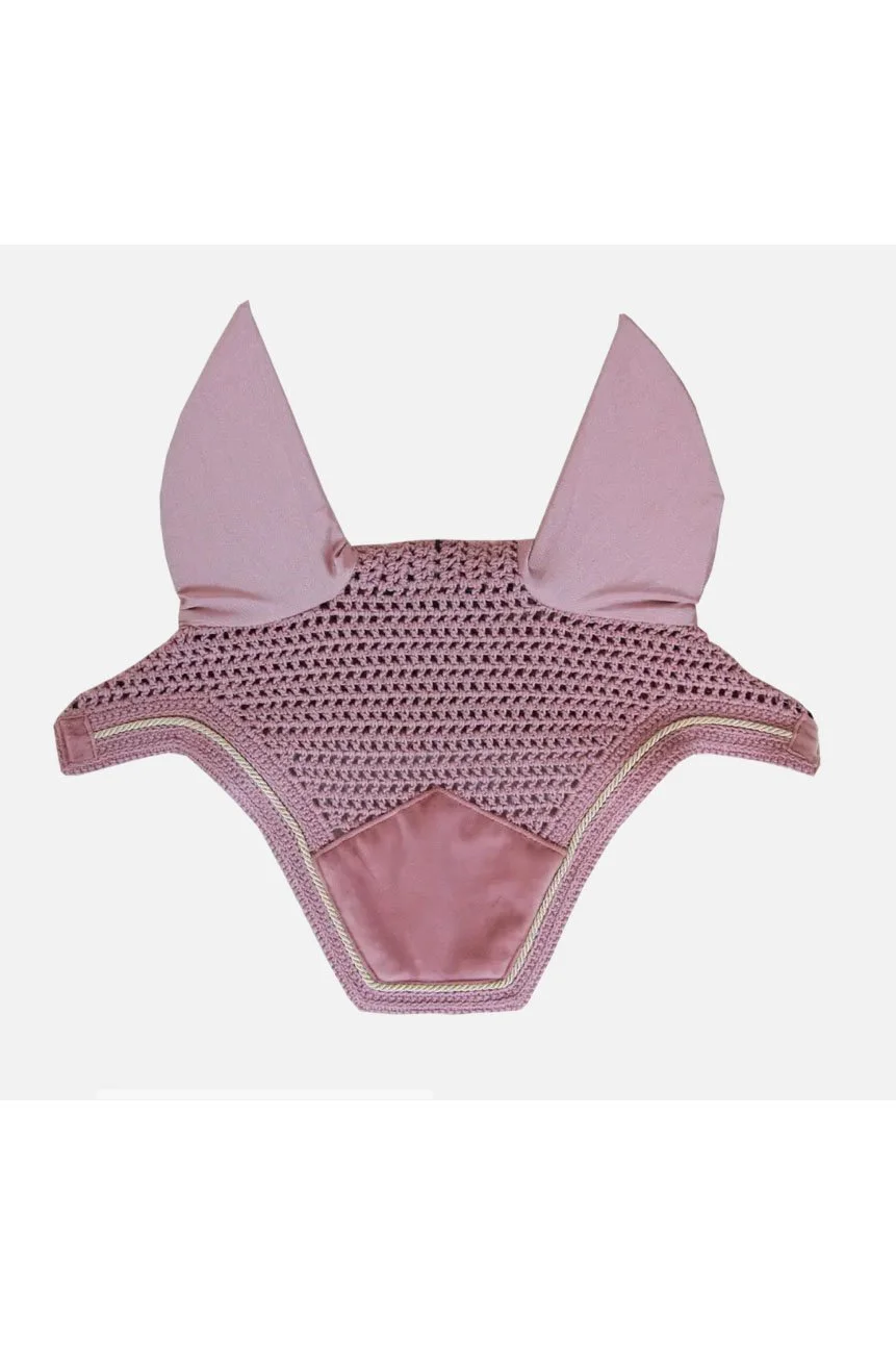 Kentucky Horsewear Fly Veil Wellington Velvet In Old Rose - 2nd Round Equestrian