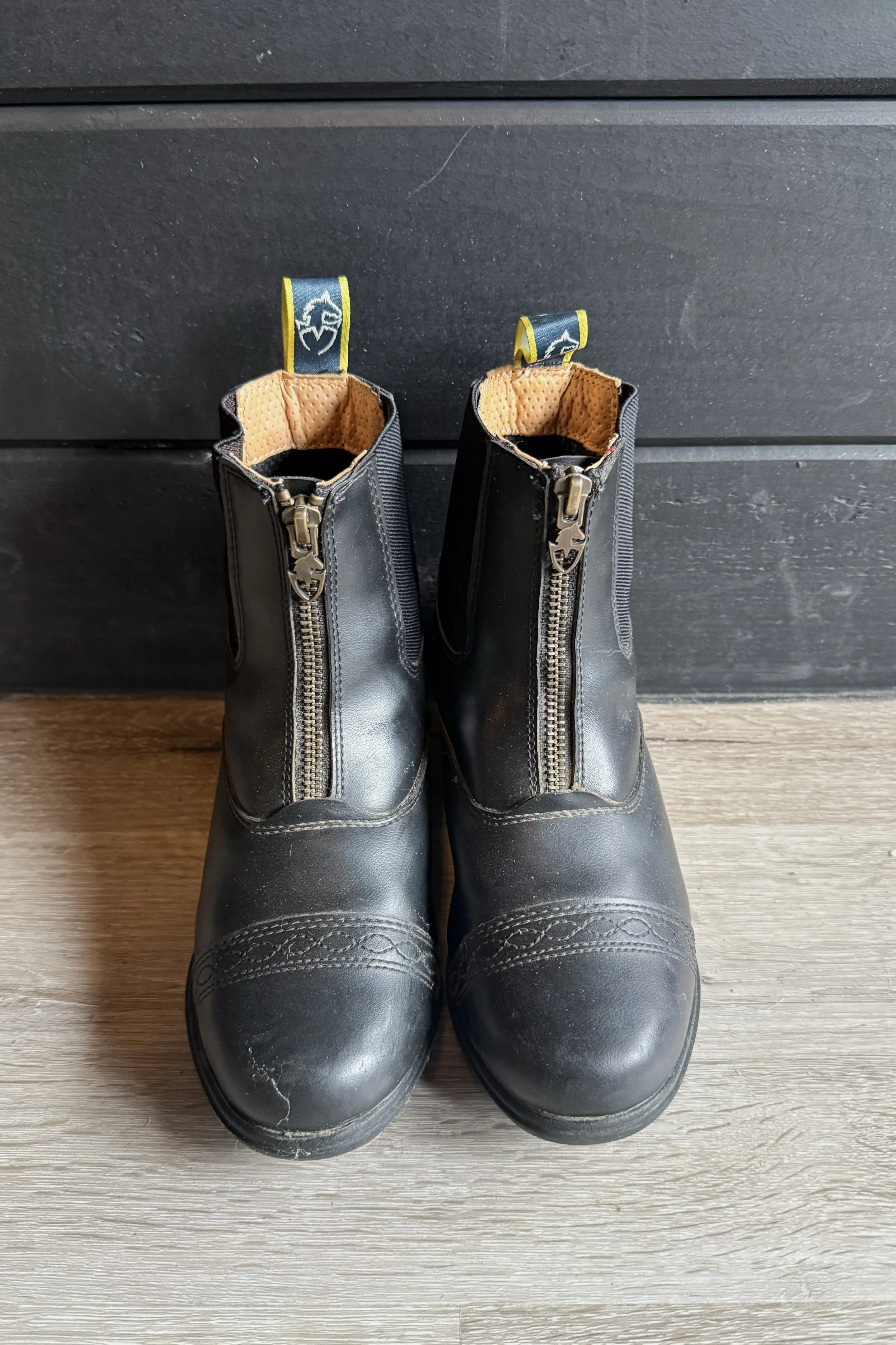 Moretta Clio Paddock Boots In Black - Kids 2