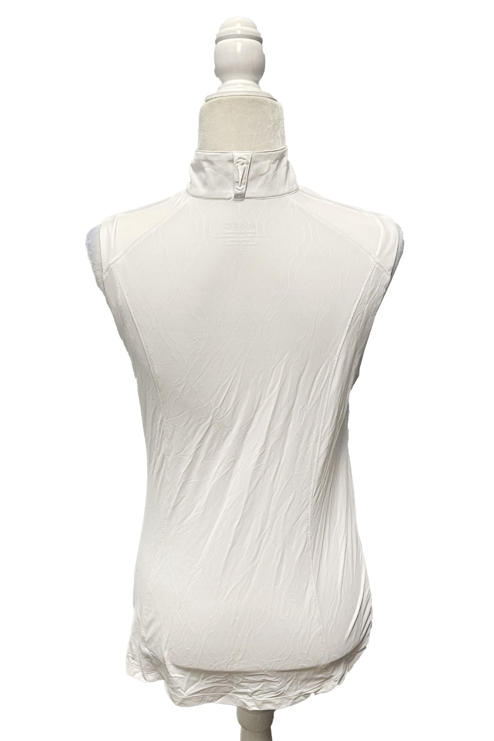 Kerrits Sleeveless Show Shirt In White - Small - 2nd Round Equestrian