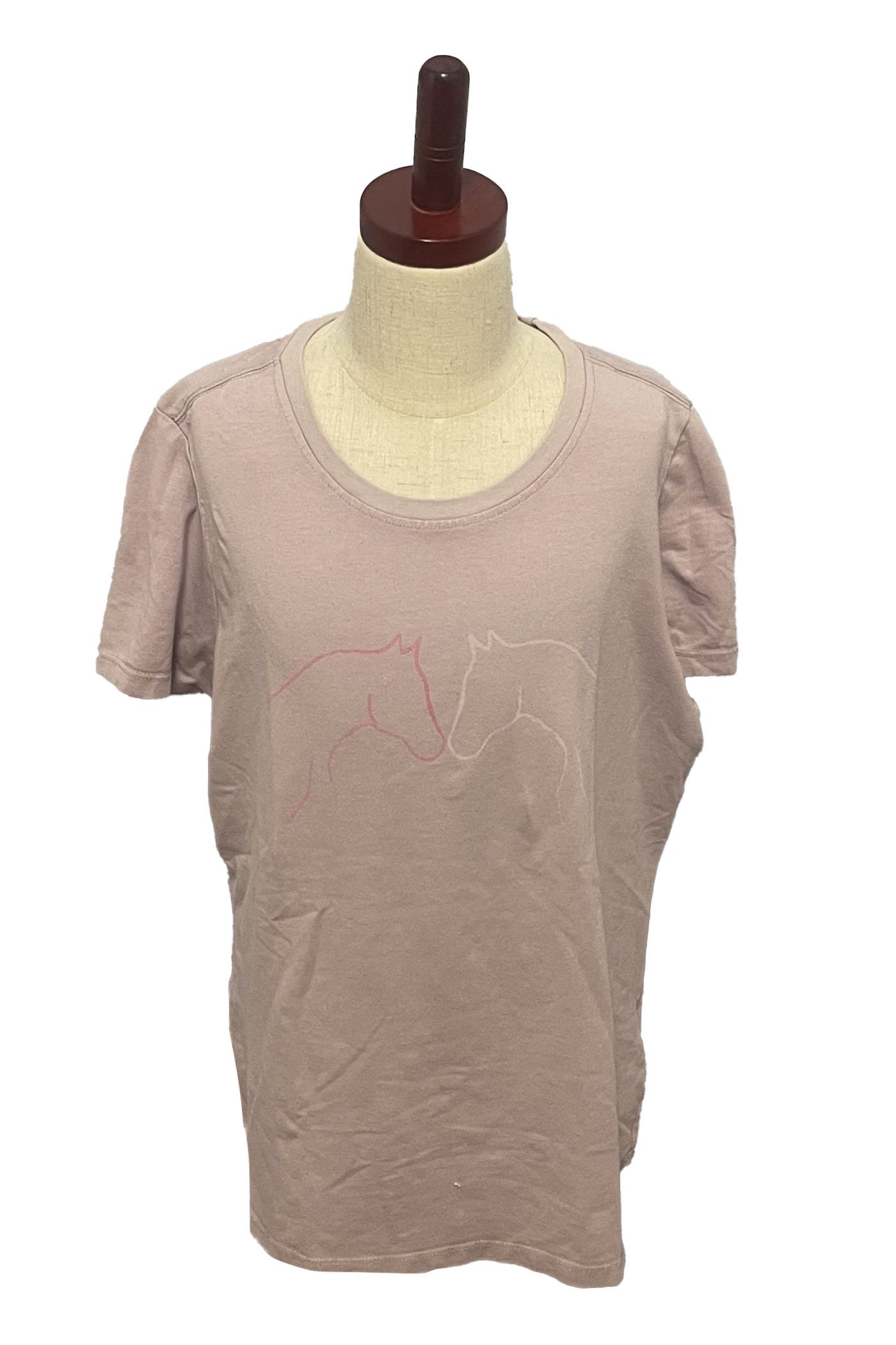Riding Sport Short Sleeve Tee In Lavender - Kids XL - 2nd Round Equestrian