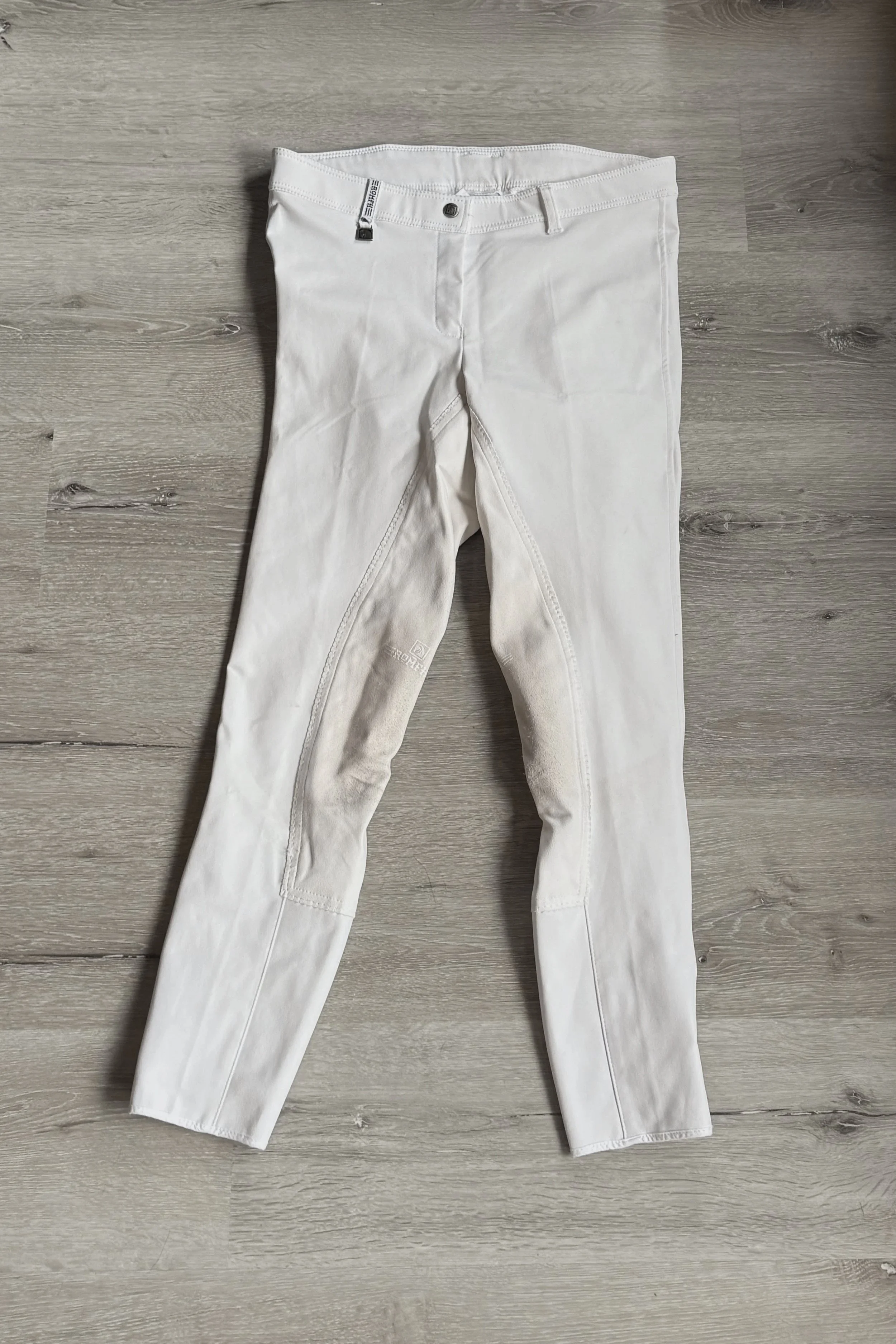 Romfh Full Seat Breech In White - 30L