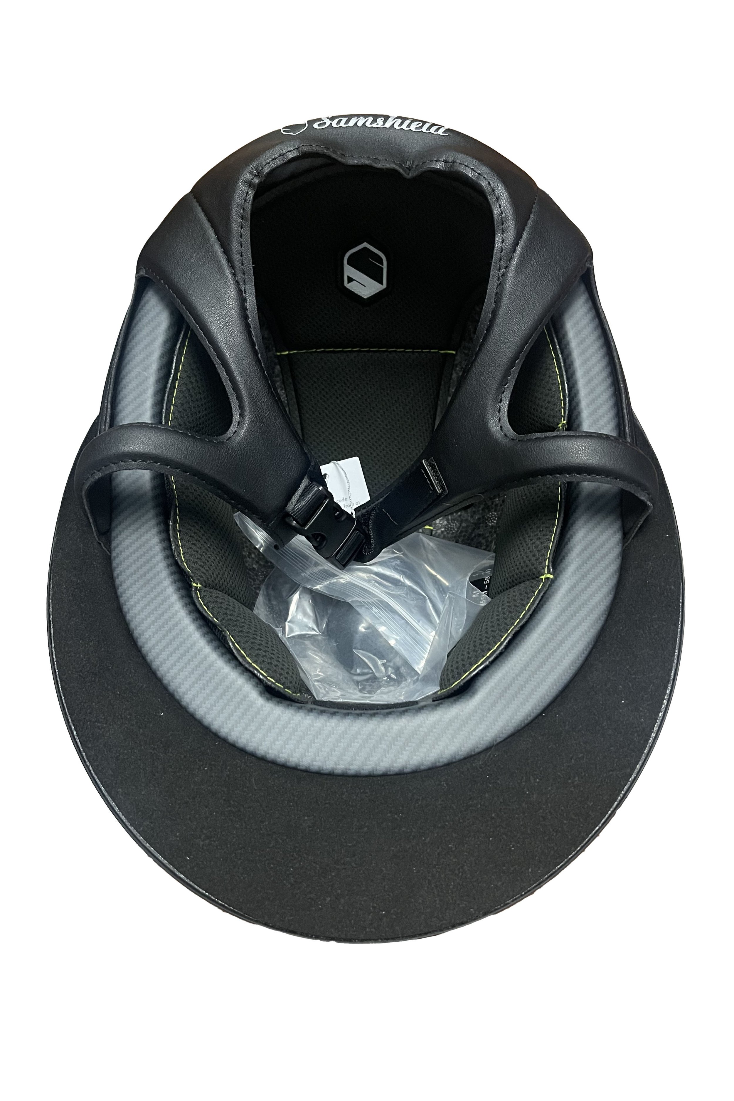 Samshield 1.0 Miss Shield Shadowmatt Helmet 5 Crystals - Medium Shell - 2nd Round Equestrian