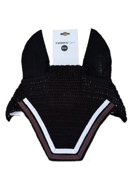 Paddock Sports Custom Fly Bonnet In Black/Brown/White