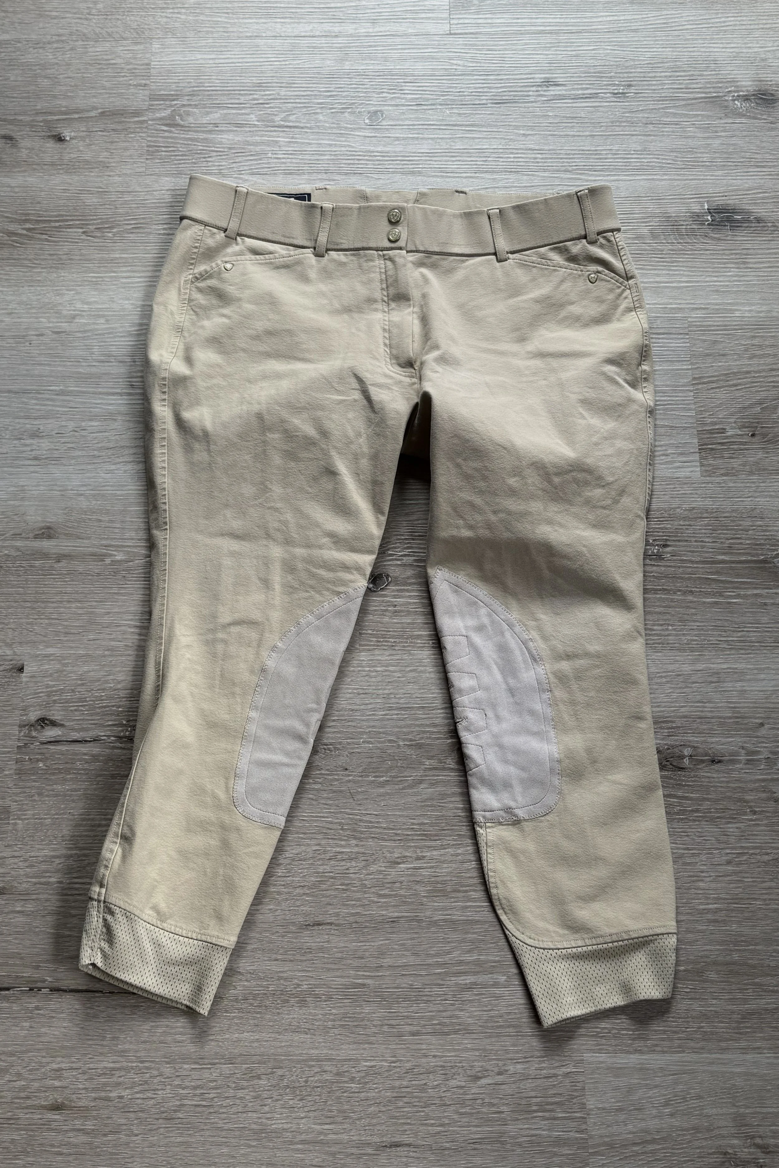 Ariat Heritage Elite Knee Patch Breech In Tan - 36 Regular