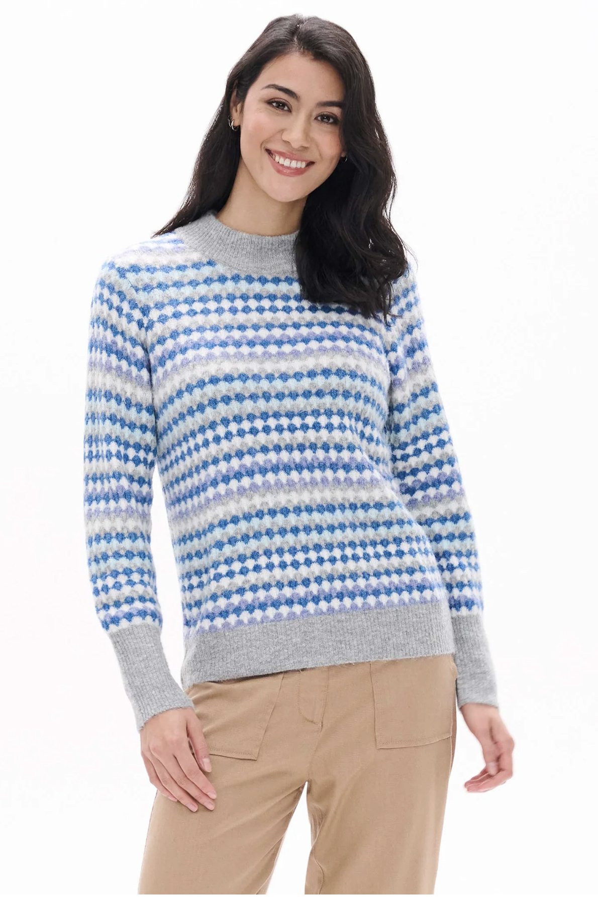 Hatley Everywhere Crew Neck Sweater In Blue Ombre