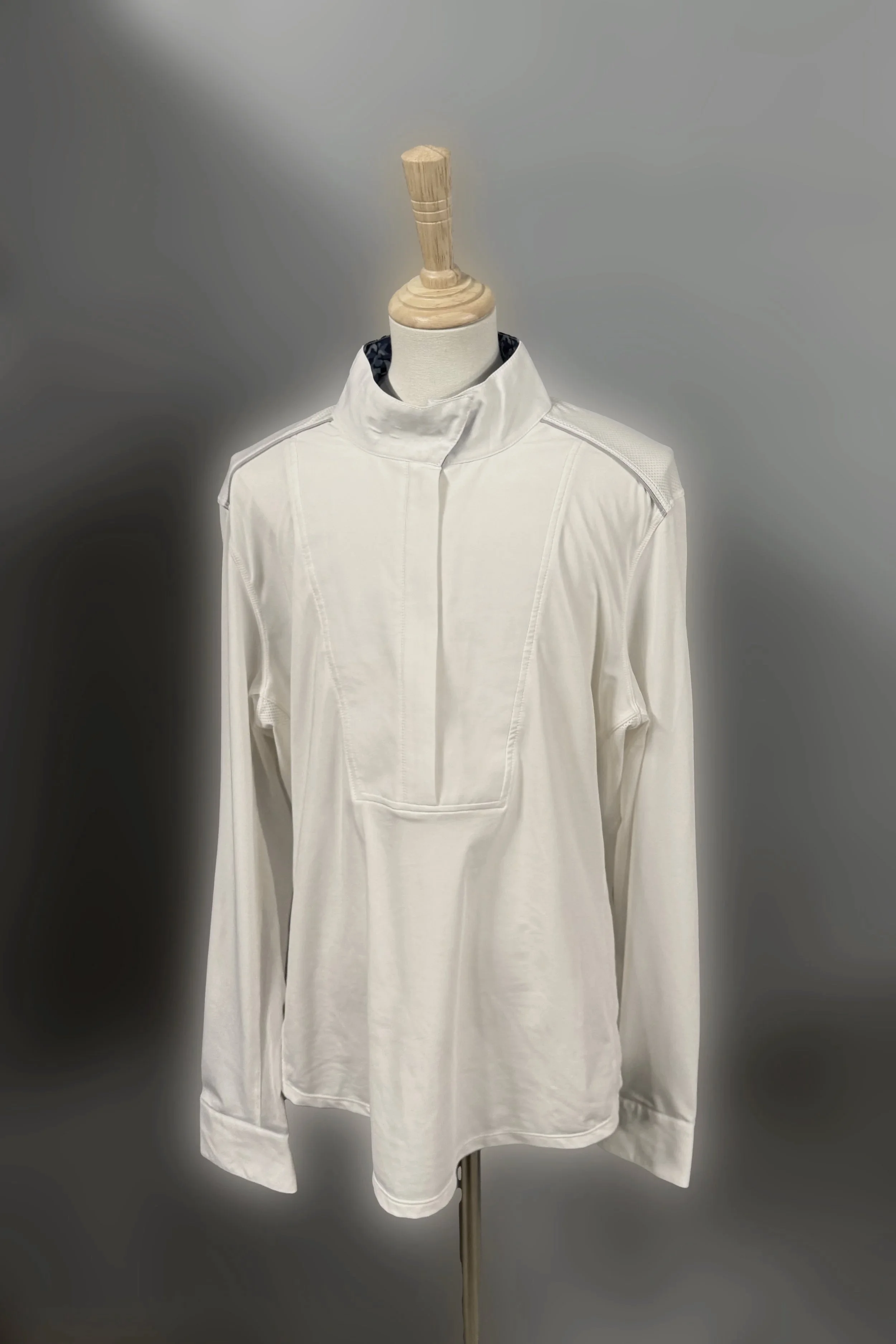 Chestnut Bay Skycool Liberty Long Sleeve Show Shirt In White - XL