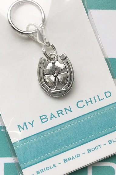 My Barn Child Bridle Charm: LUCKY HORSESHOE