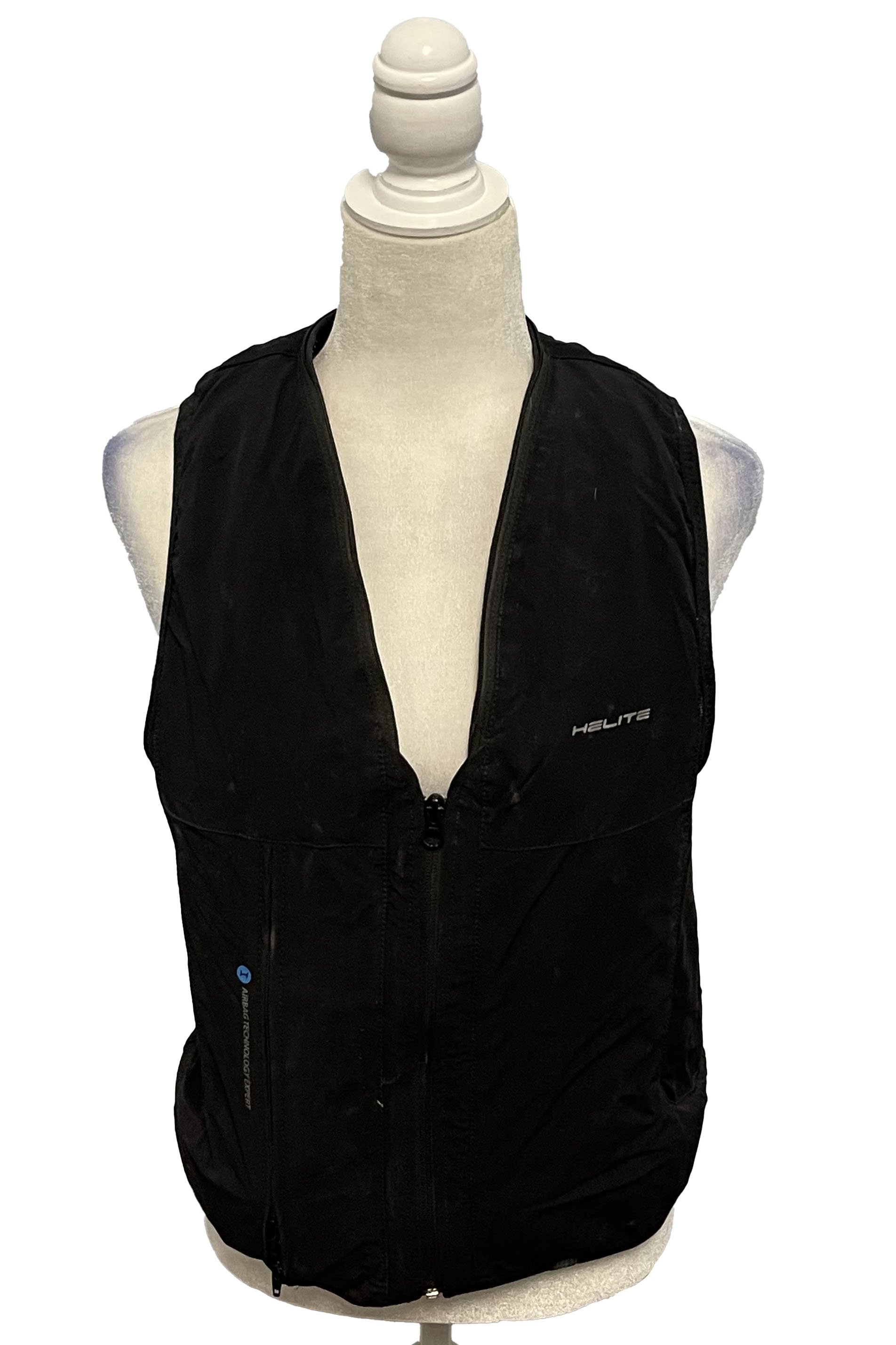 Helite Zip In 2 Airbag Vest In Black - Medium - 2nd Round Equestrian