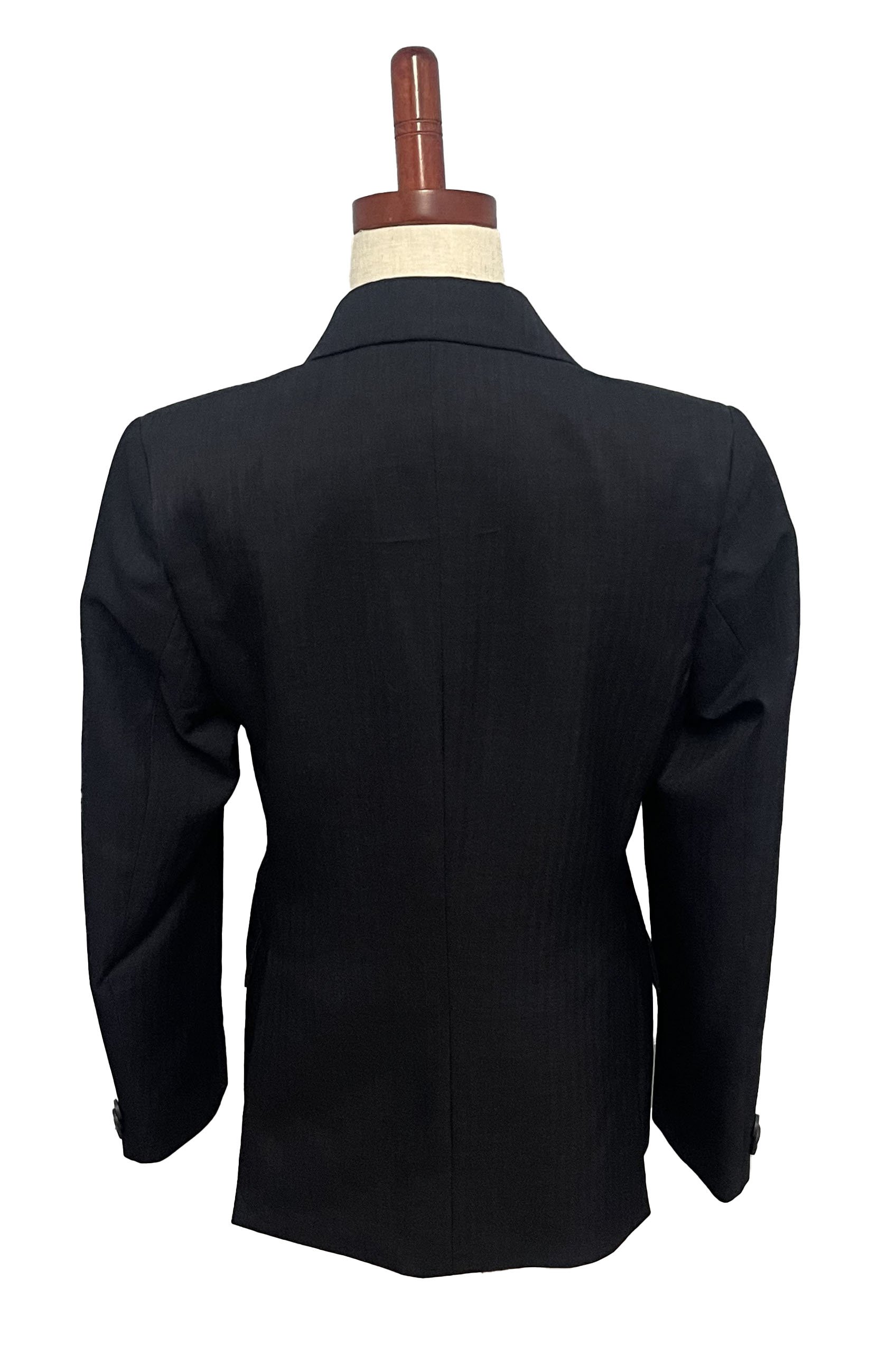 RJ Classics Hampton Show Coat In Navy Pinstripe - Kids 12 Long - 2nd Round Equestrian