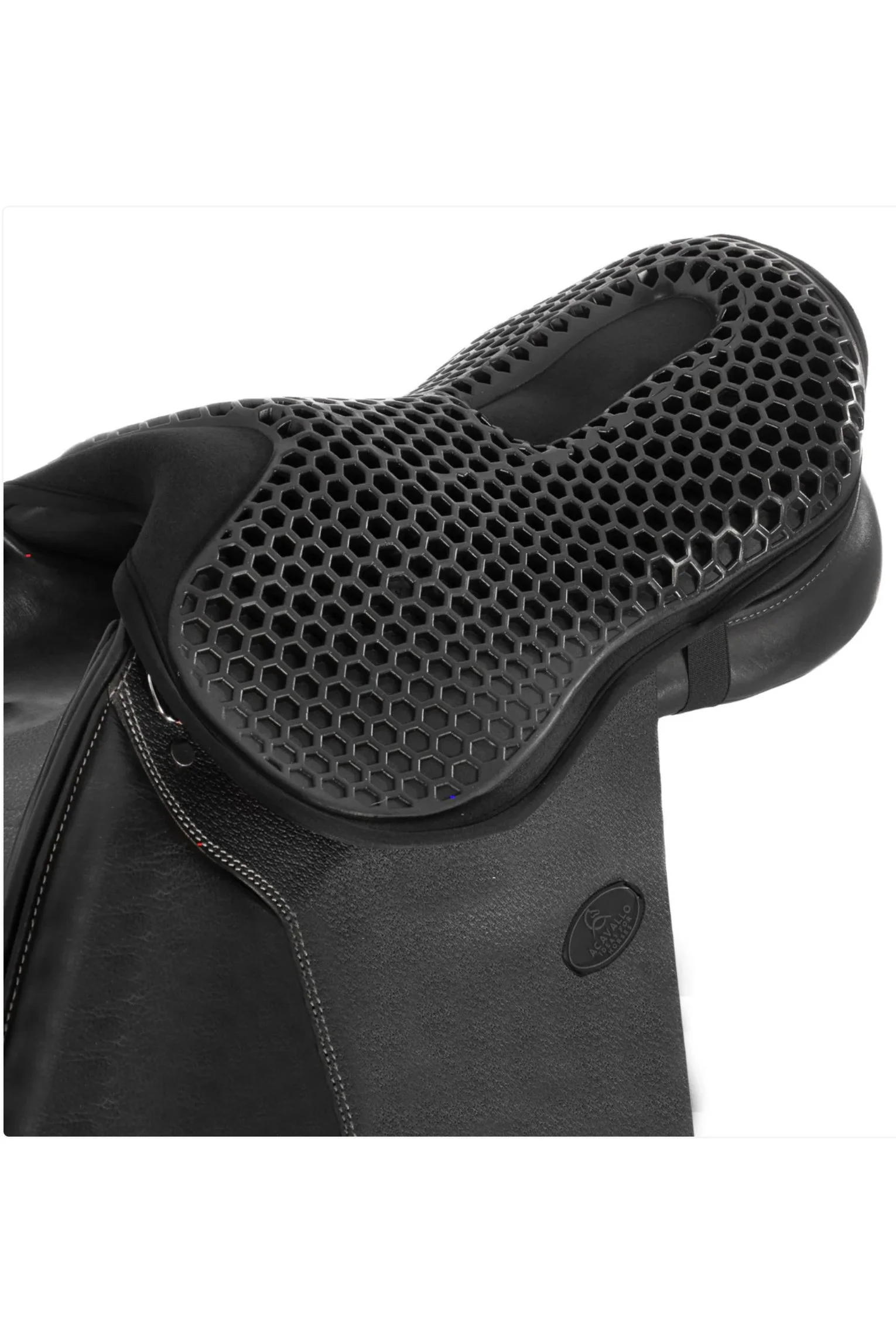 Acavallo Gel Seat Saver Jump Gel-Out 20mm in Black - Large