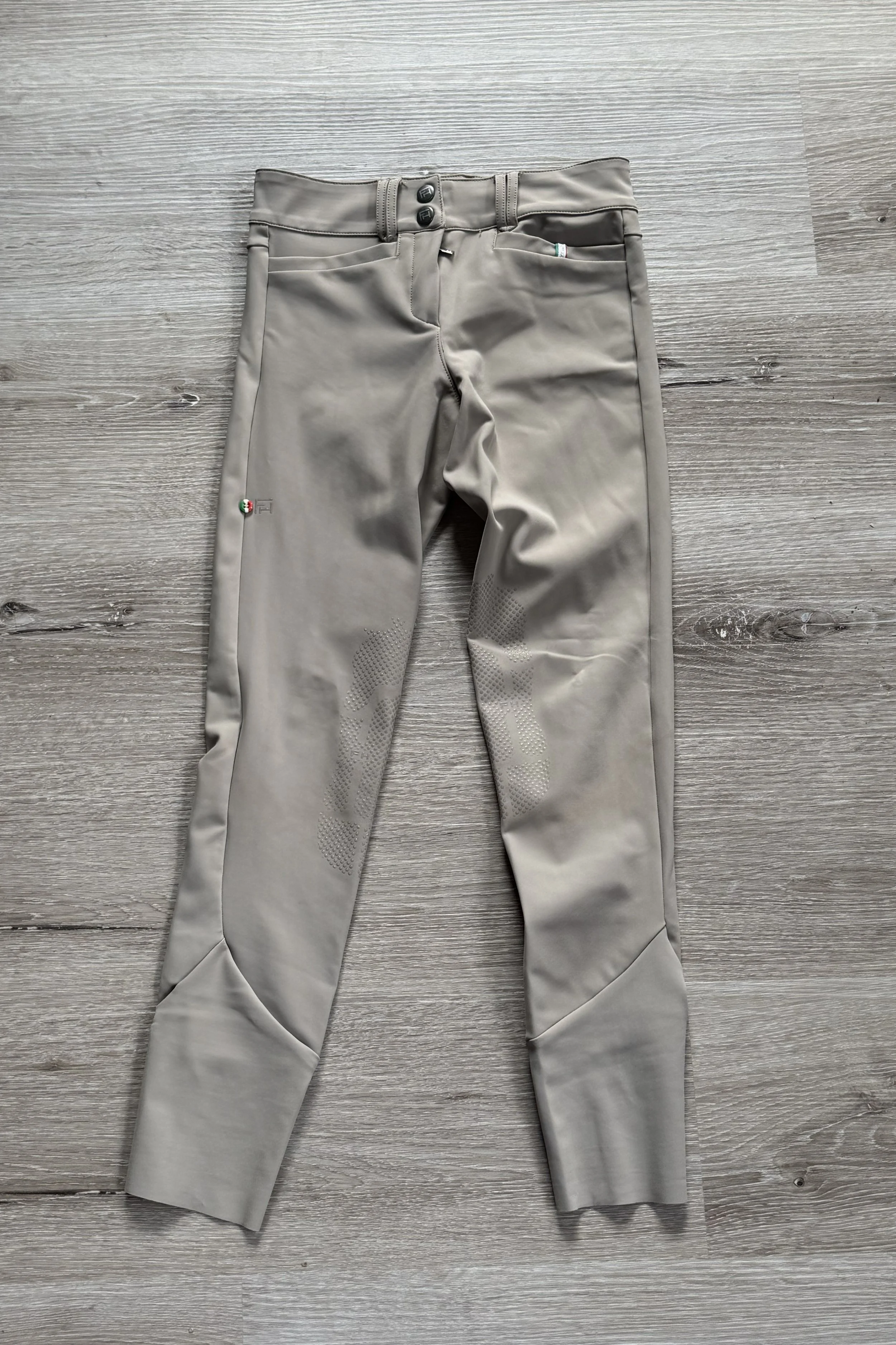 FOR HORSES Poppy Girls Breeches In Beige - Kids 14