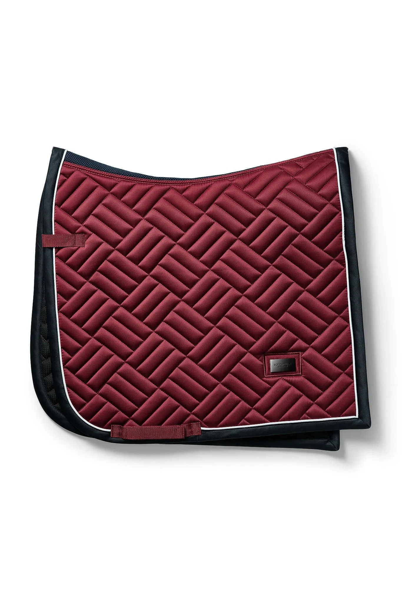 Equestrian Stockholm Dressage Saddle Pad In Modern Luxe
