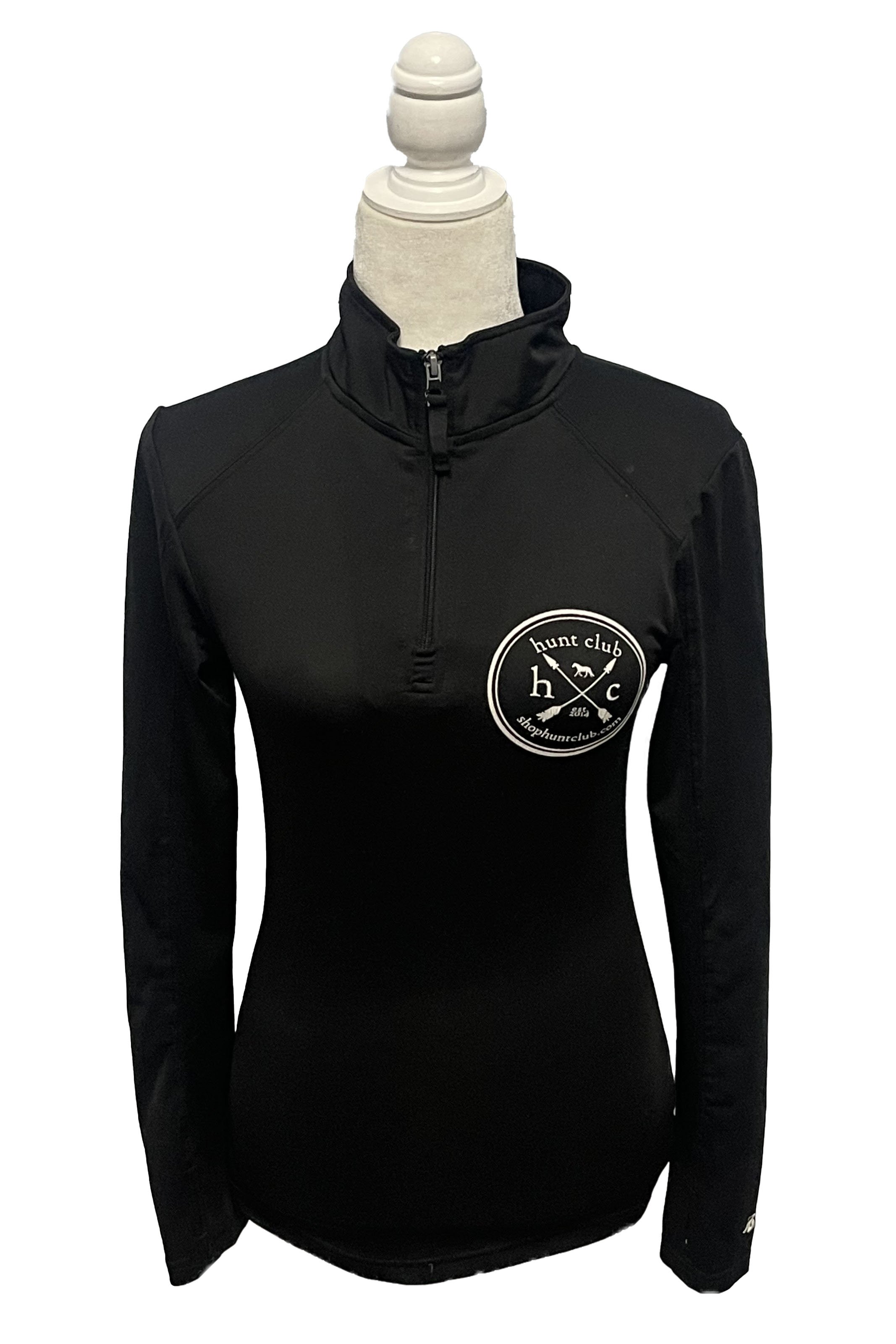 Hunt Club Performance 1/4 Zip In Black - Small - 2nd Round Equestrian