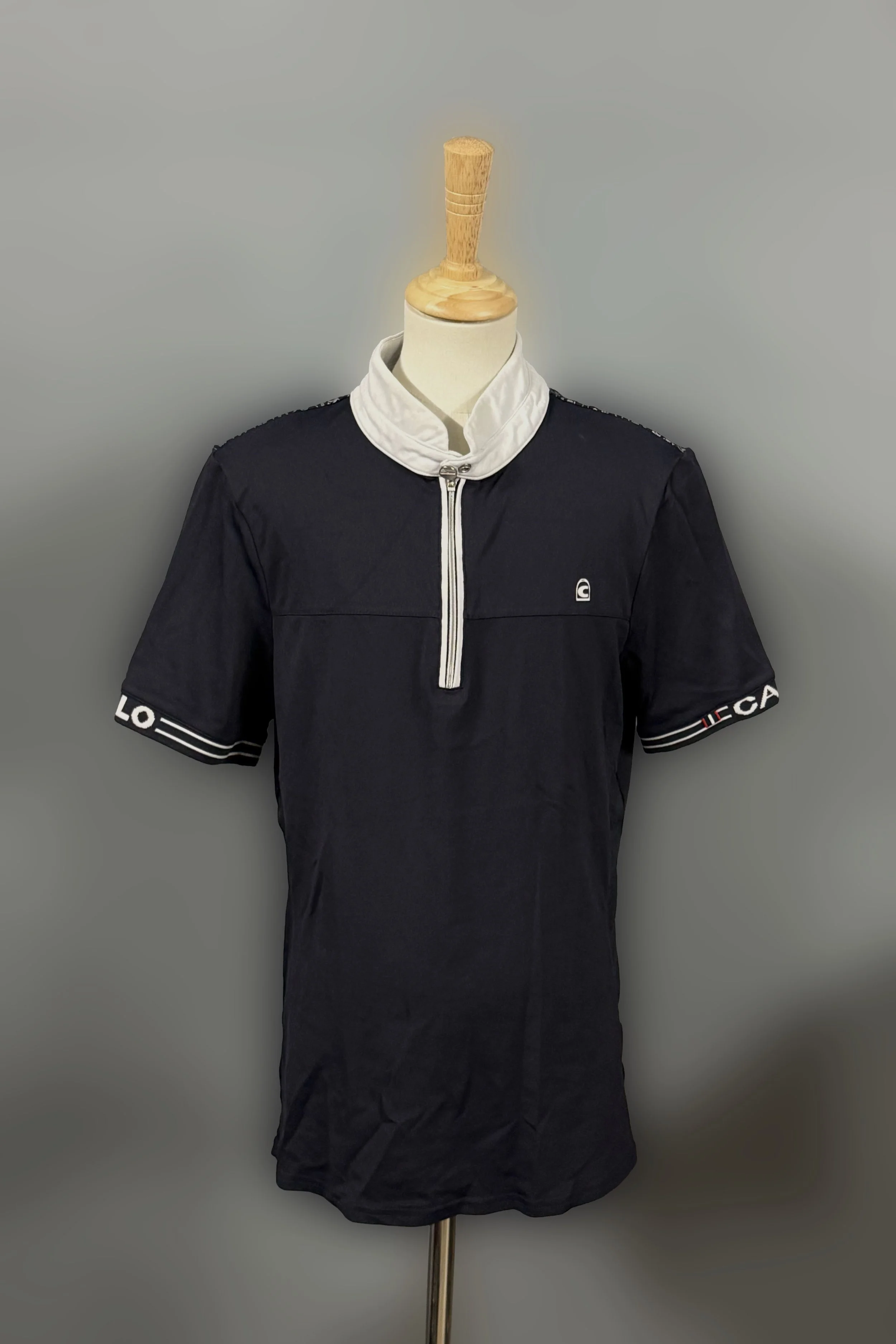 Cavallo Sarah Short Sleeve Show Shirt In Black - It-40