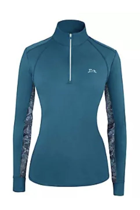 RJ Classics Ladies Lyla Training Shirt In Blue - 2nd Round Equestrian