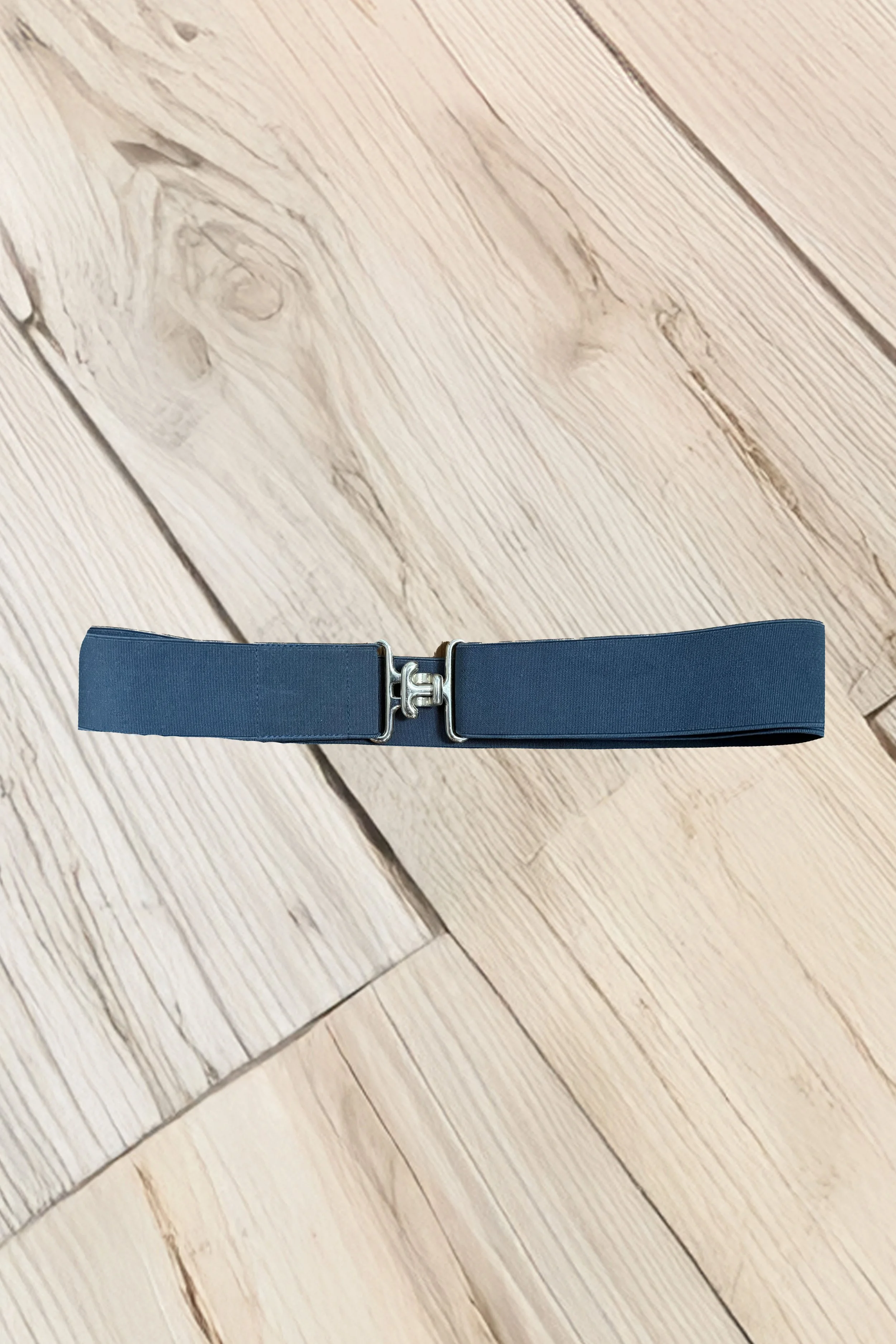 Bedford Jones 1.5" Elastic Belt In Slate - OS