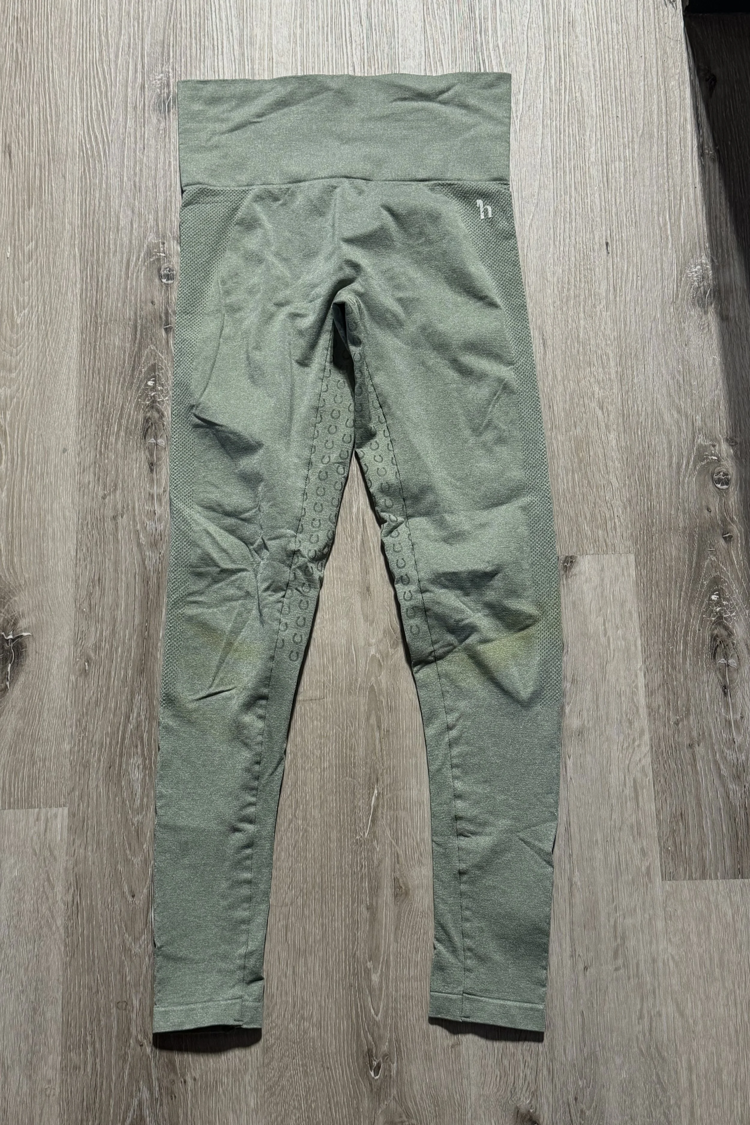 Horze Full Grip Tights In Sage- 30/32