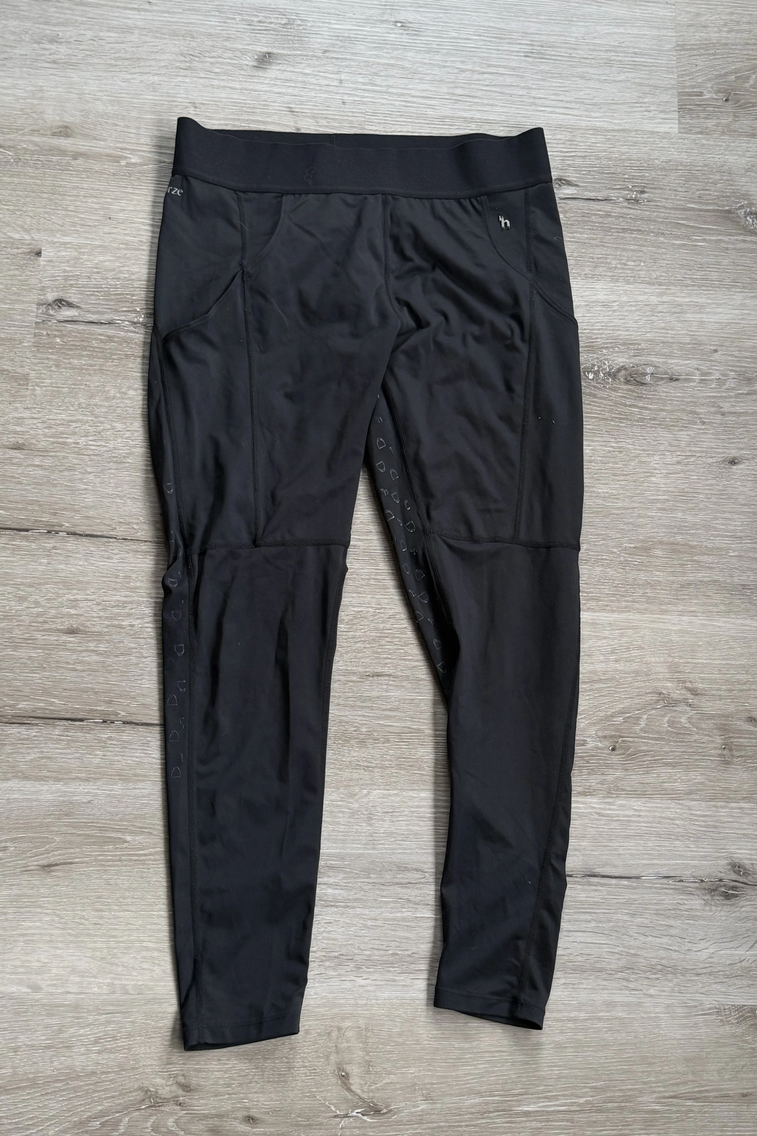 Horze Light Full Grip Tights In Black - US 32